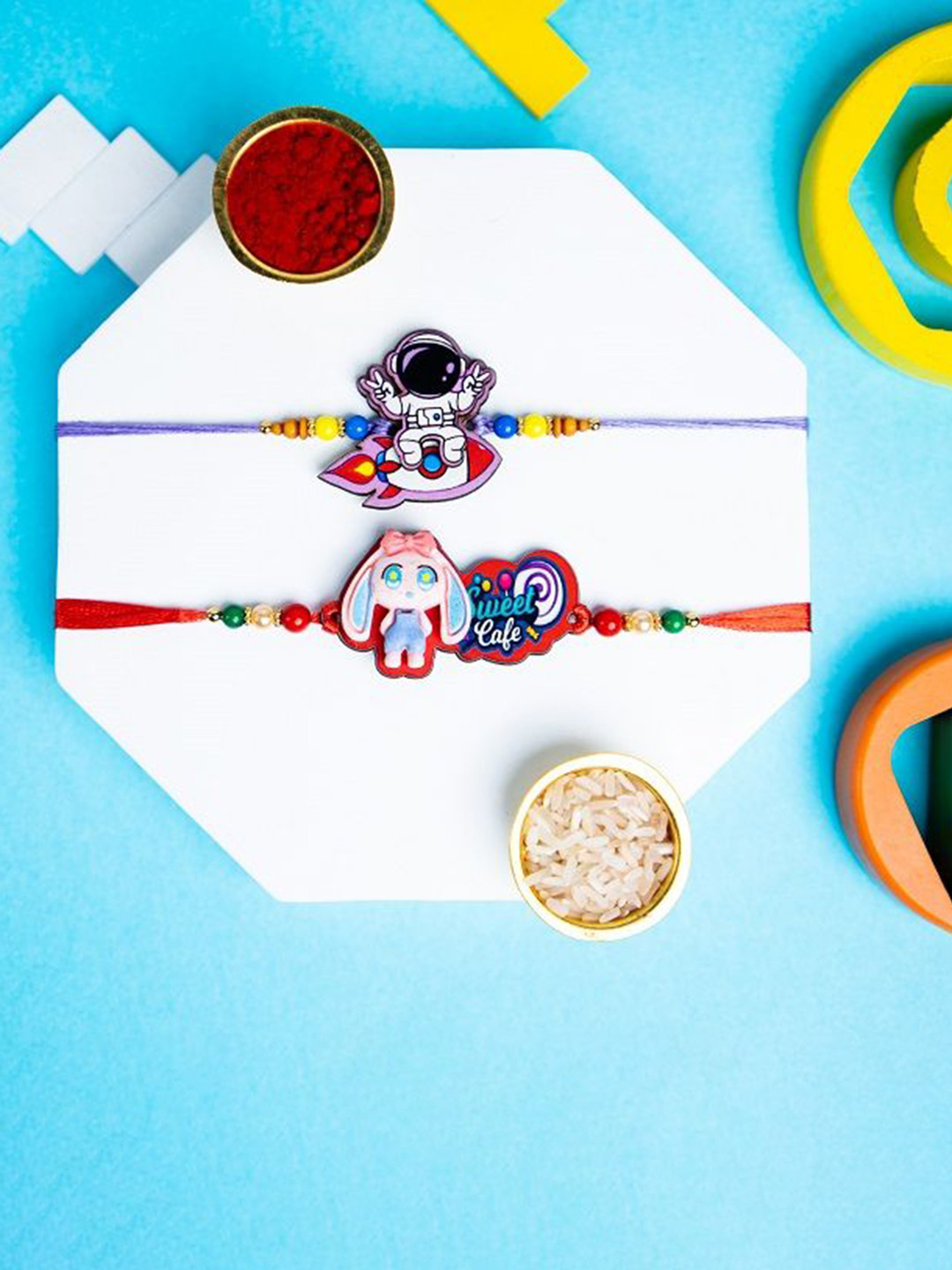 

Phirki Studio Thread Rakhi, Blue