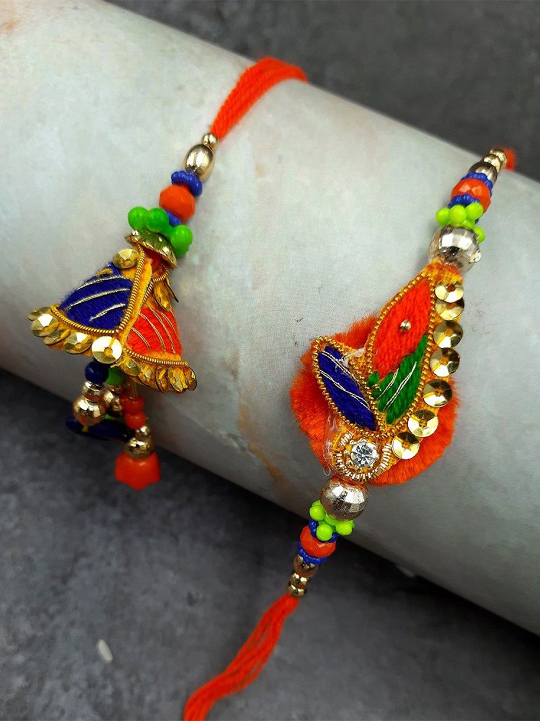 

Phirki Studio Thread Rakhi, Gold