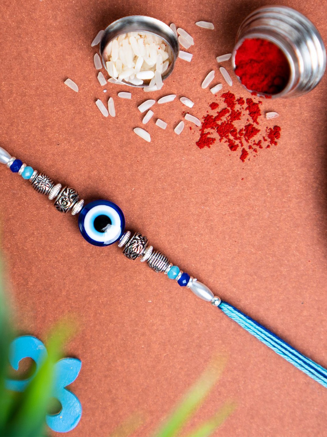 

Phirki Studio Thread Rakhi, Silver