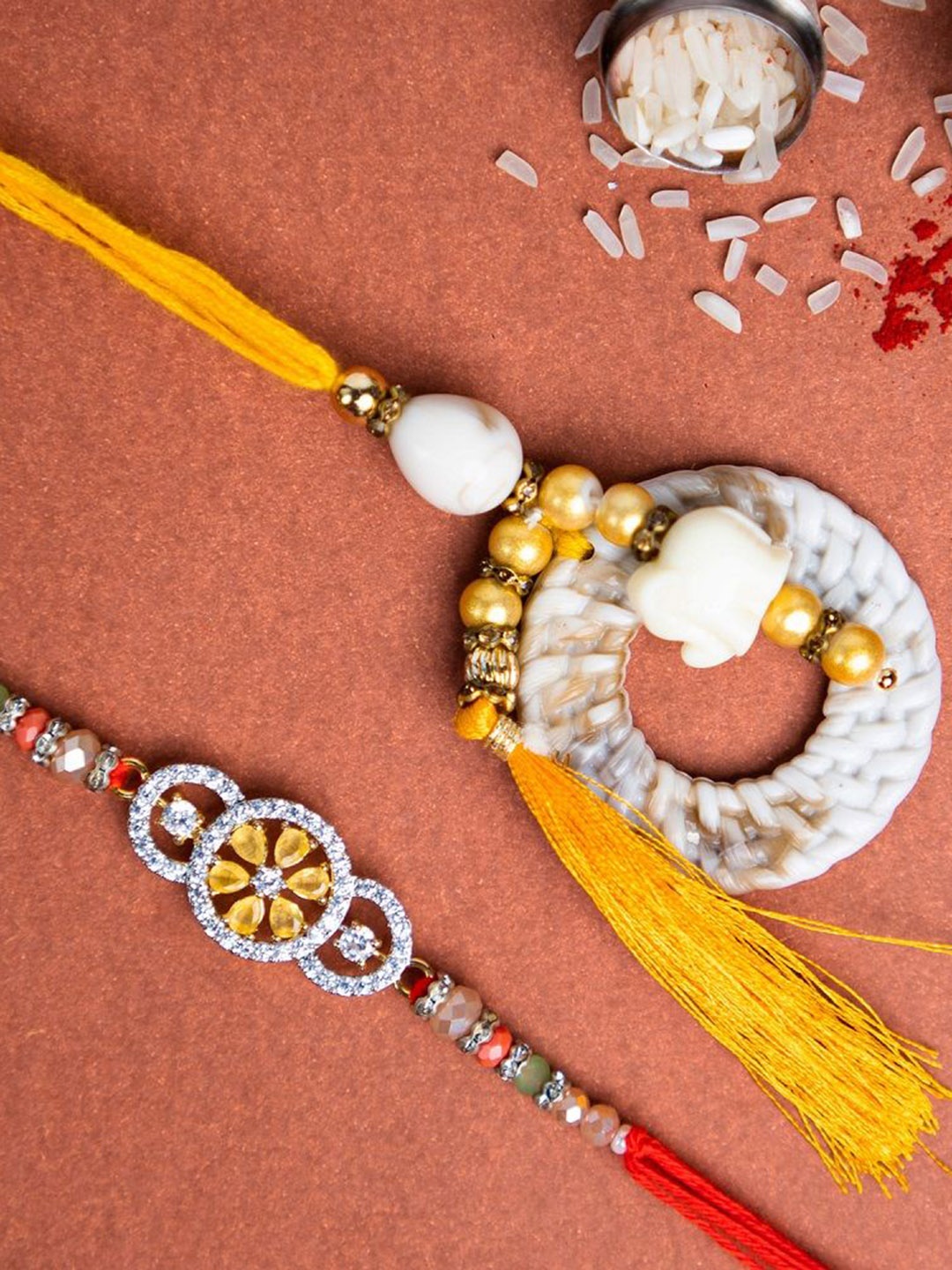 

Phirki Studio Thread Rakhi, White