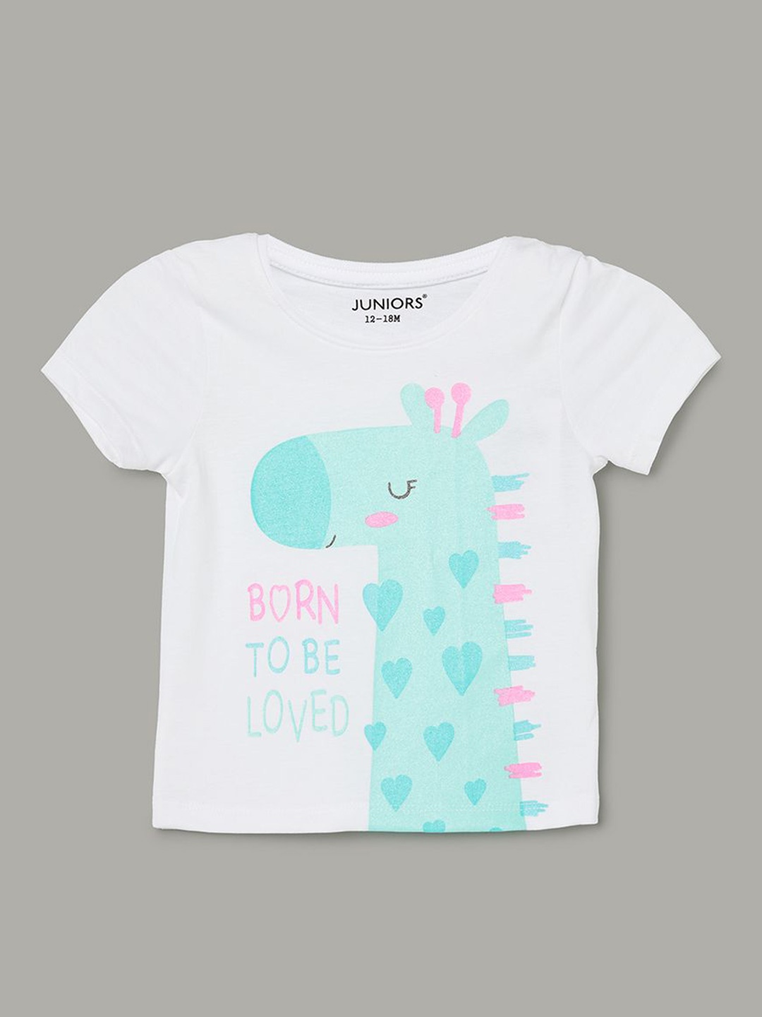 

Juniors by Lifestyle Girls Round Neck T-shirt, White