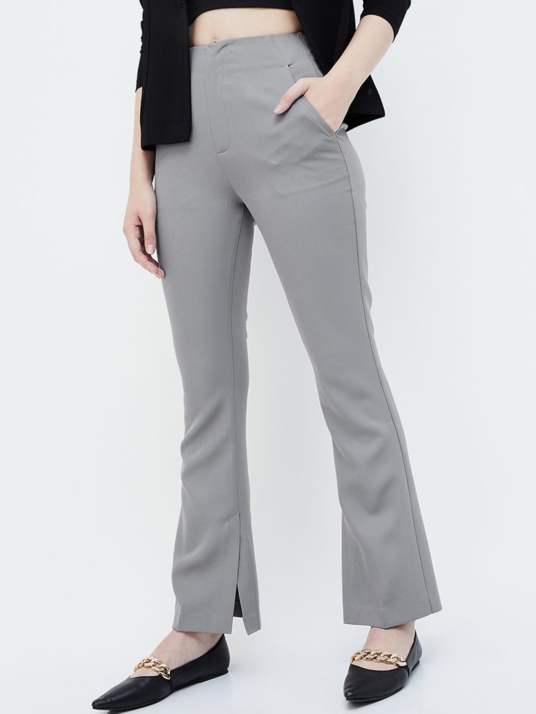 

CODE by Lifestyle Women Trousers, Grey