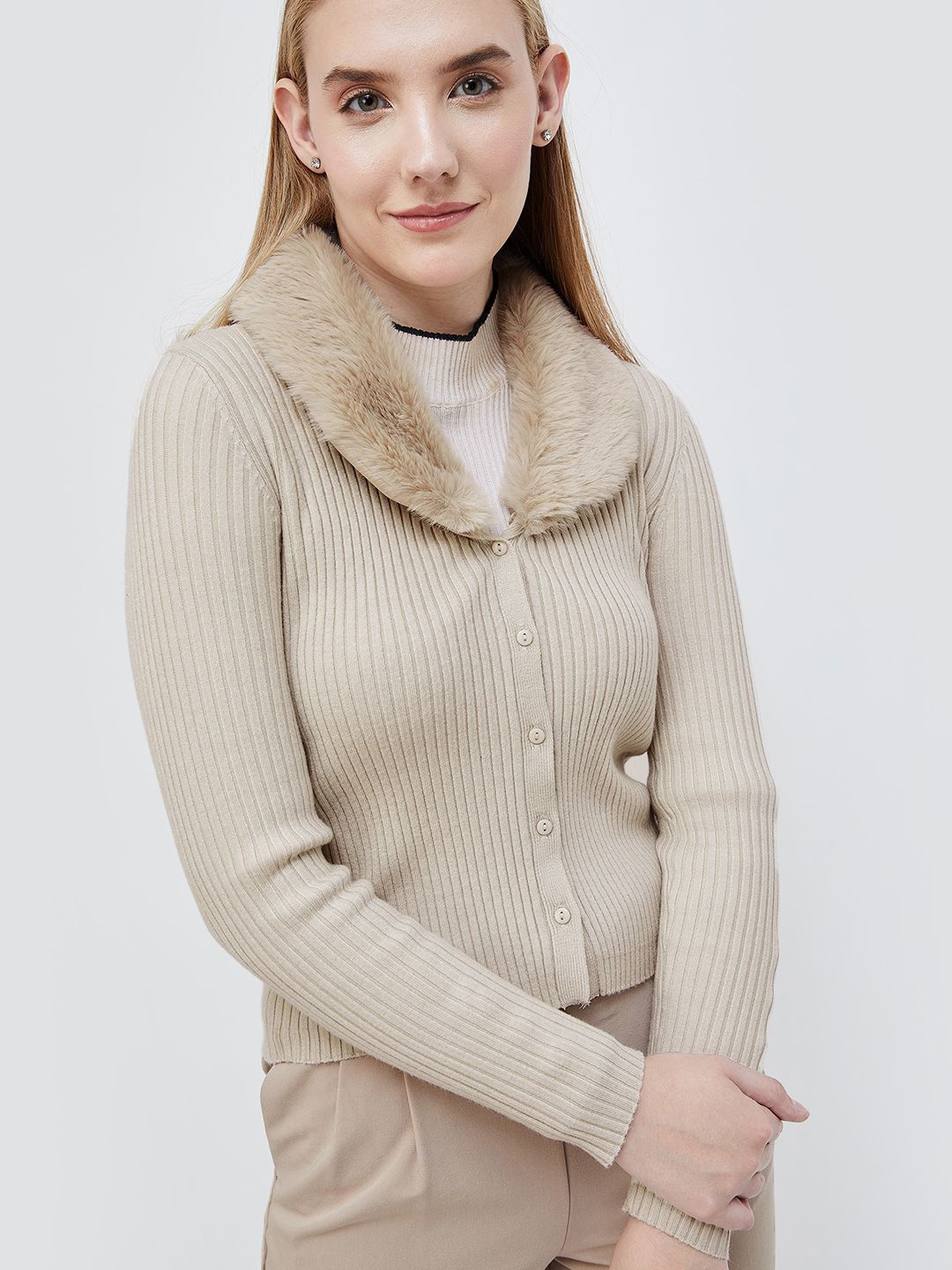 

CODE by Lifestyle Women Cardigan, Beige