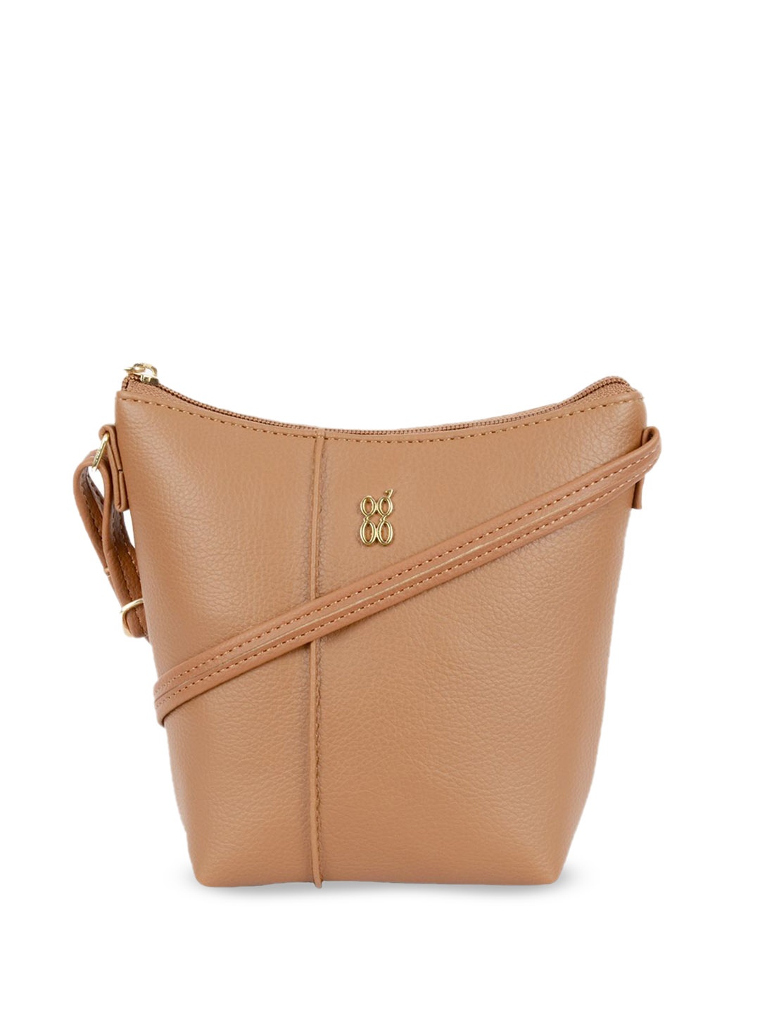 

Baggit Women PU Swagger Sling Bag, Tan