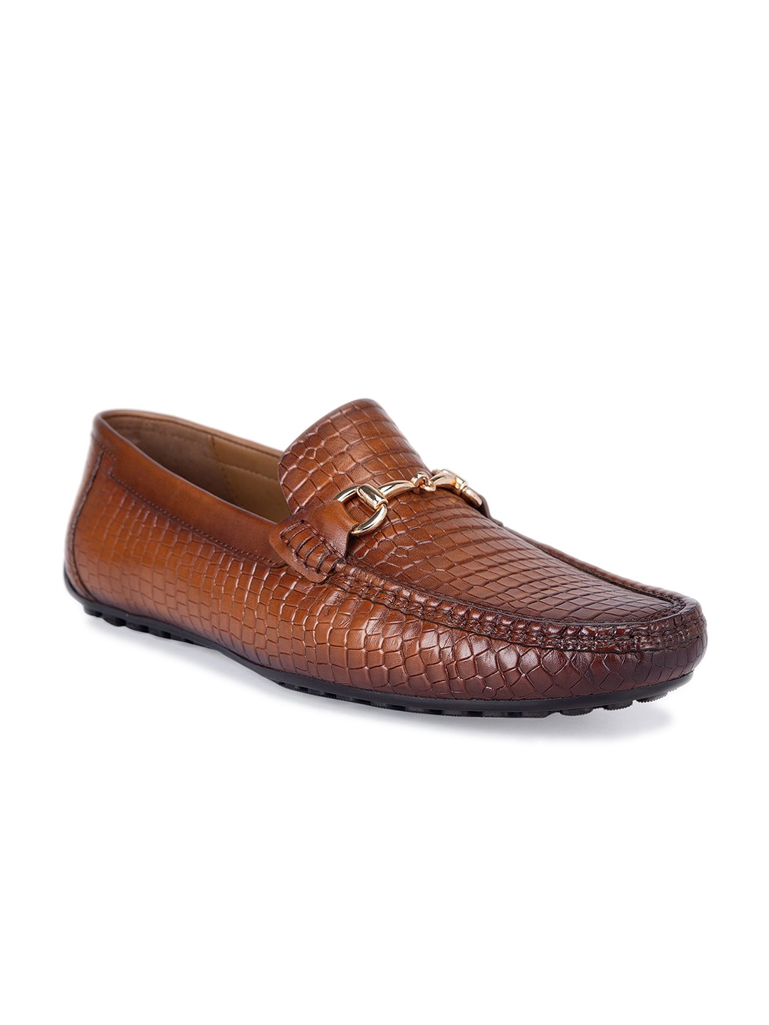 

ROSSO BRUNELLO Men Leather Slip-On Shoes, Tan