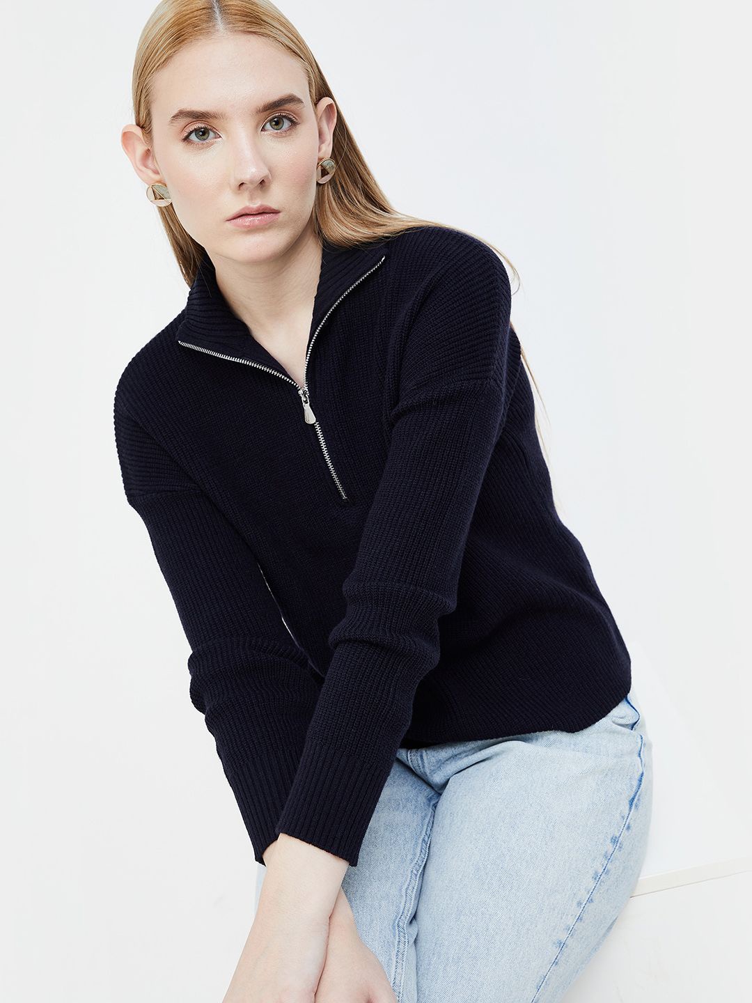 

CODE by Lifestyle Women Sweatshirt, Blue