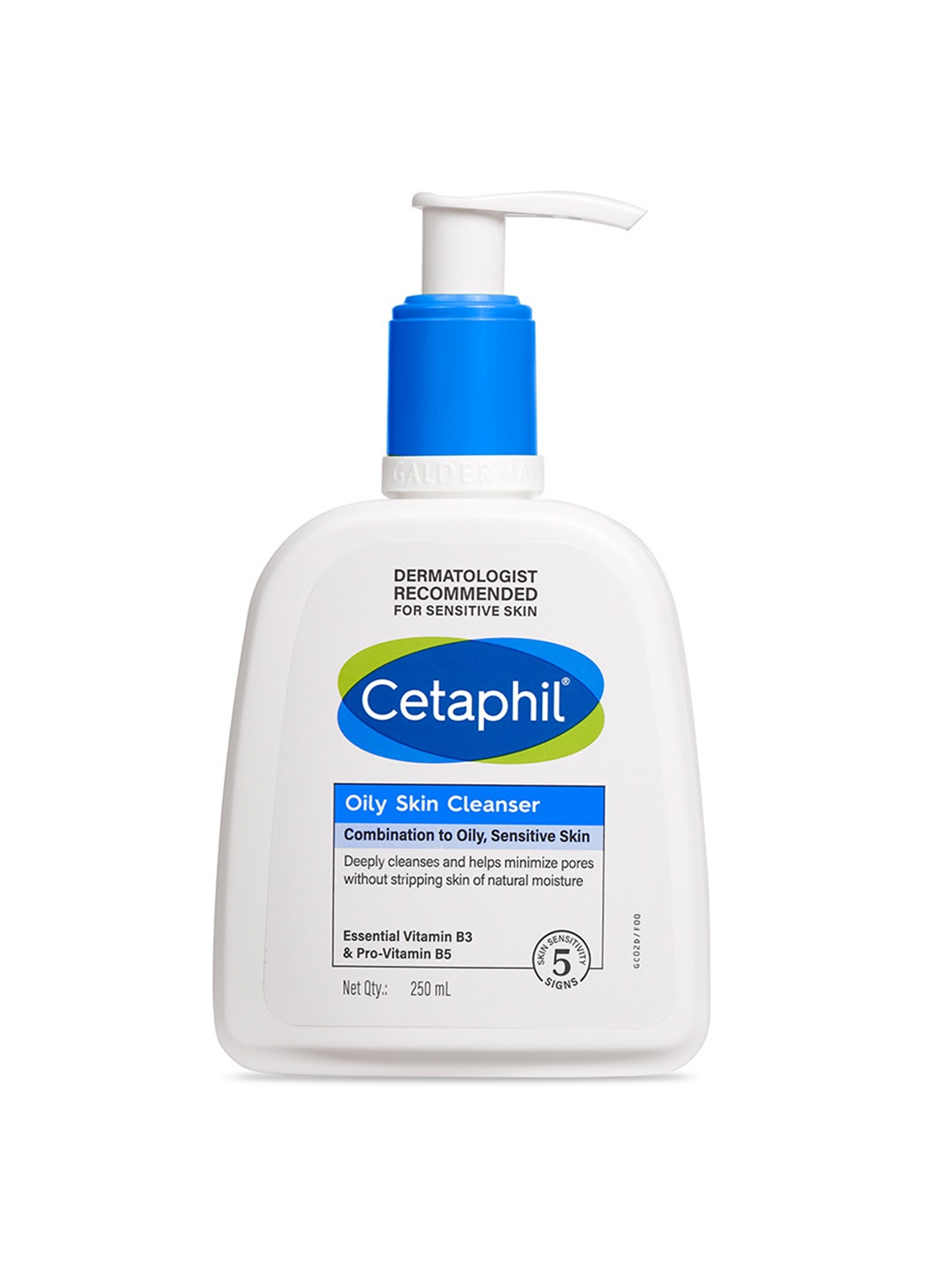 

Cetaphil Oily Skin Cleanser Gentle Foaming Face Wash for Oily & Acne Prone Skin - 250 ml, Blue