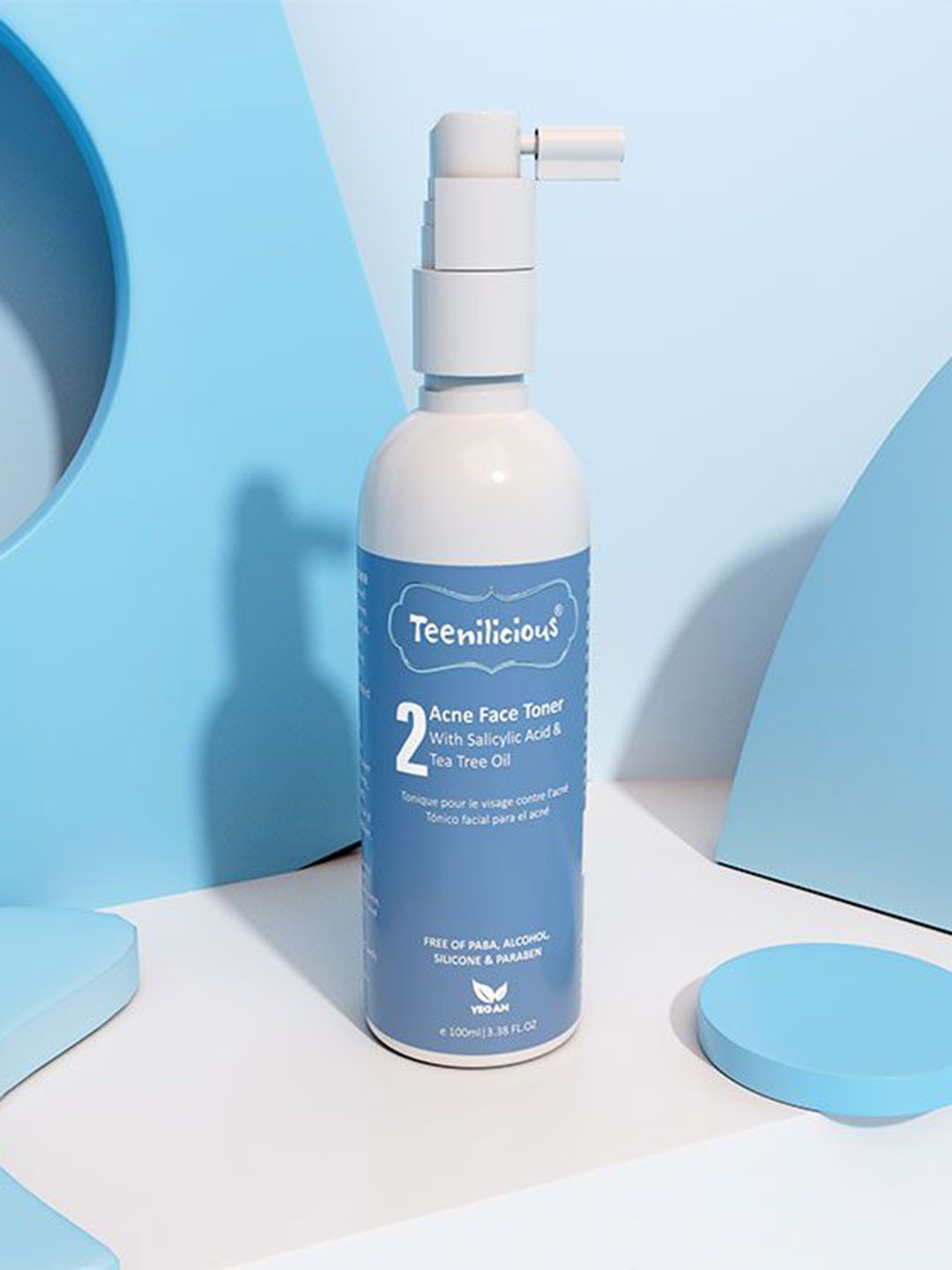

Teenilicious Acne Face Toner 2 With Salicylic Acid & Tea Tree Oil - 100ml, Teal
