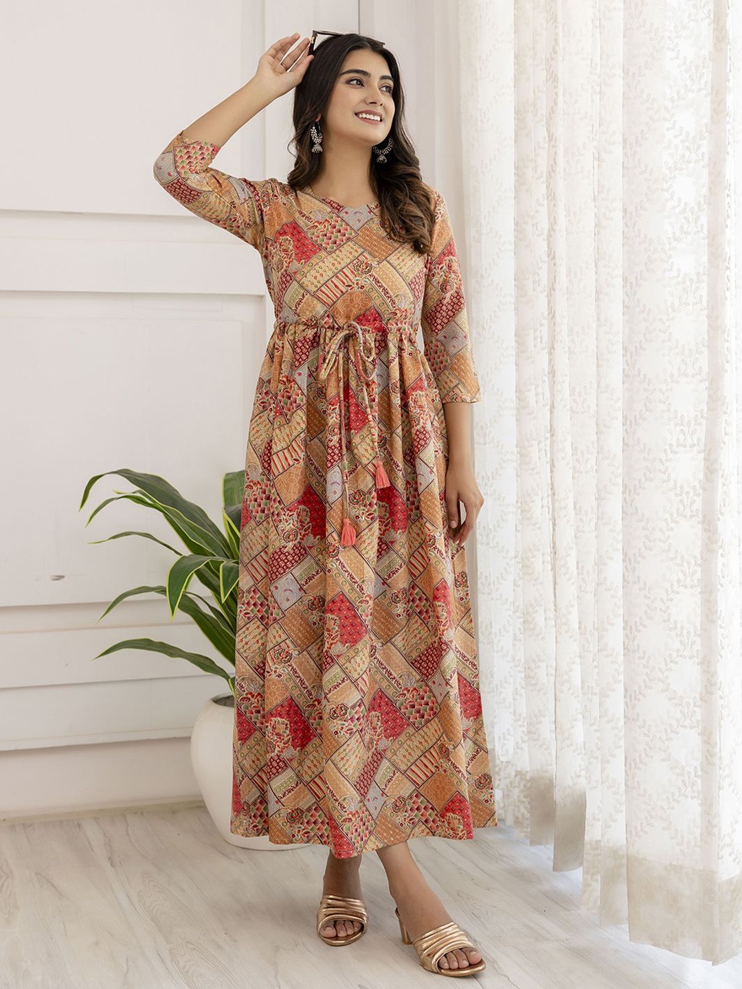 

Nayo Floral Print Maxi Dress, Multi