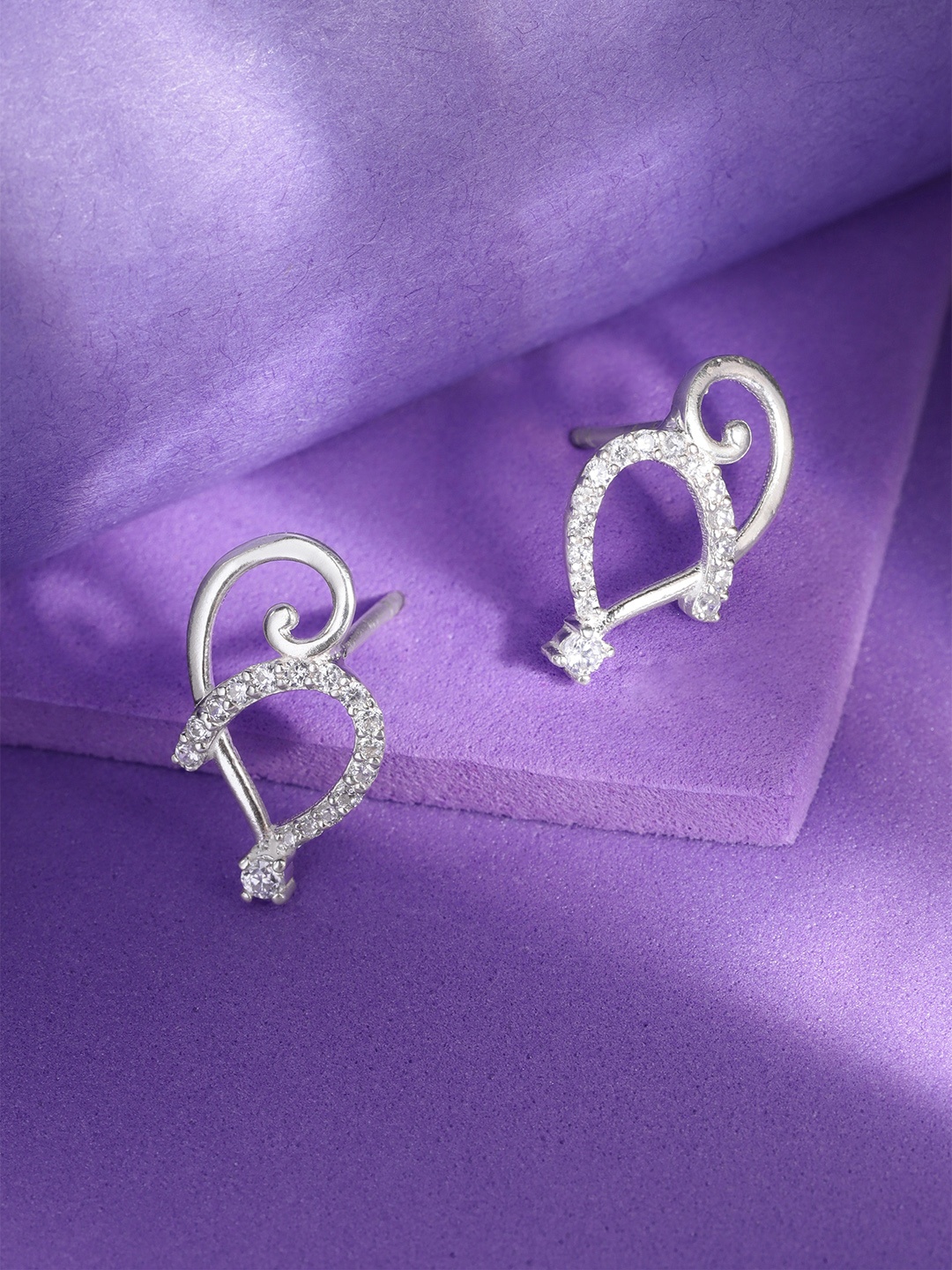 

Unniyarcha 92.5 Silver Contemporary Zircon Studs
