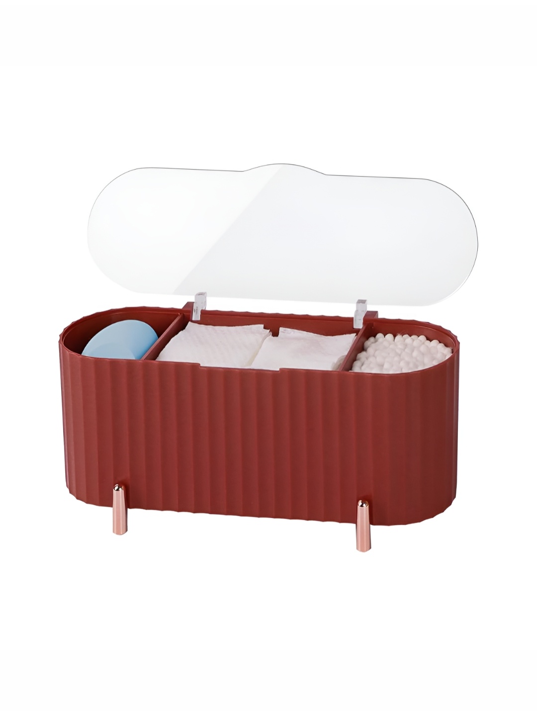 

HOUSE OF QUIRK Rust Set of 1 Regular Makeup Organiser Organisers