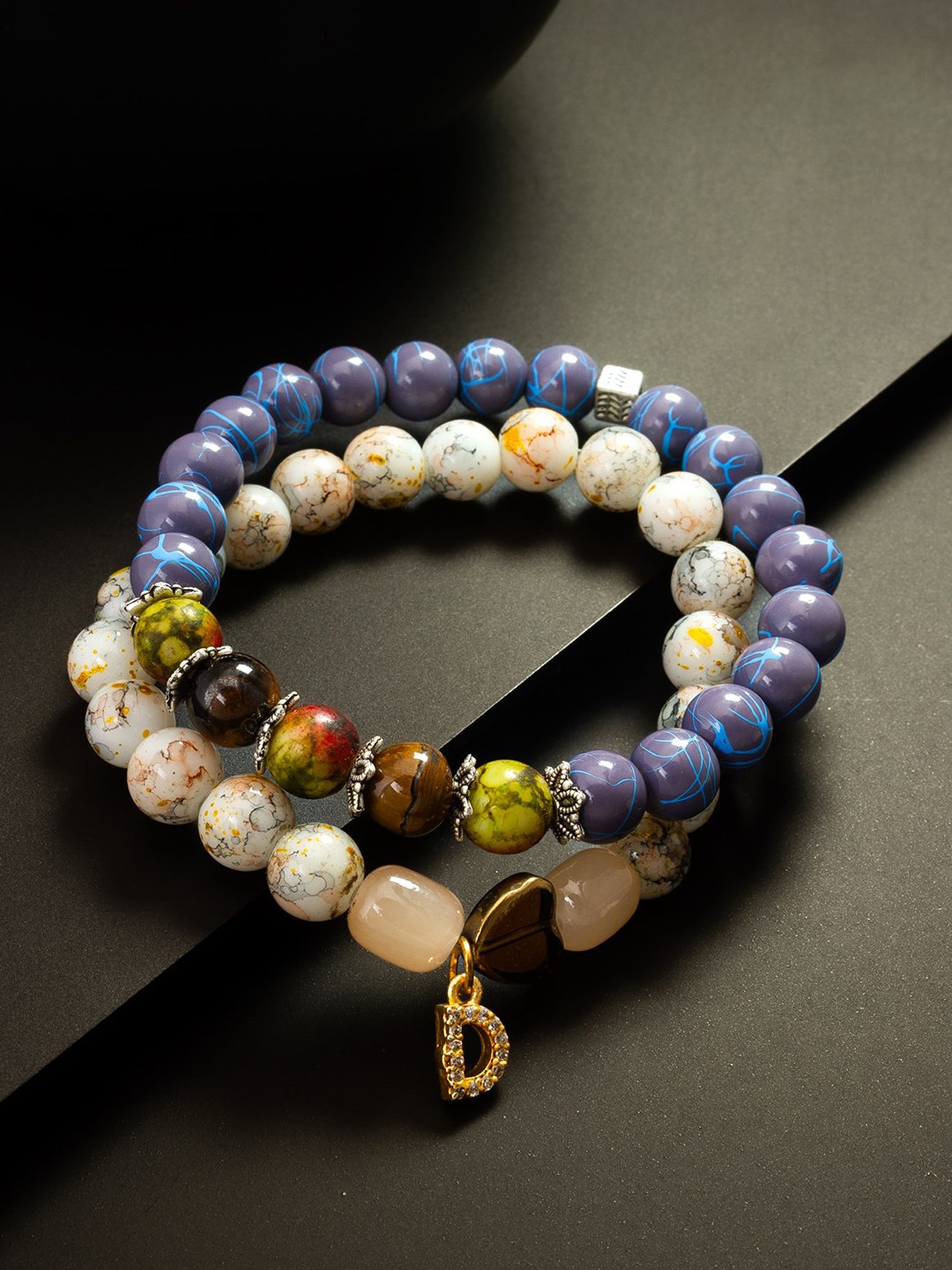 

aadita Women 2 Bracelet, Blue