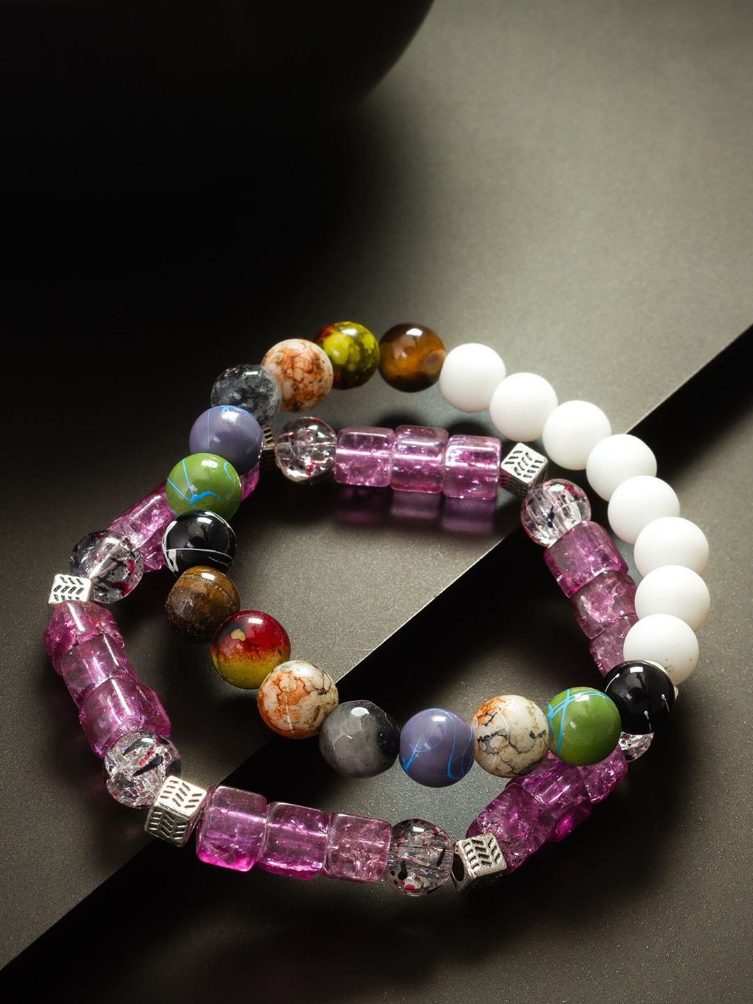 

aadita Women 2 Bracelet, Purple