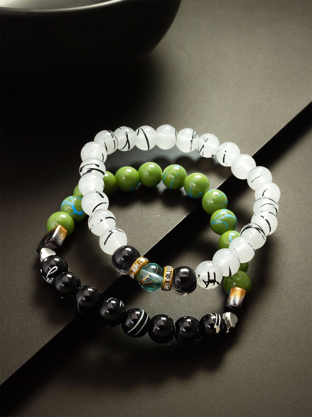 

aadita Women 2 Bracelet, Green
