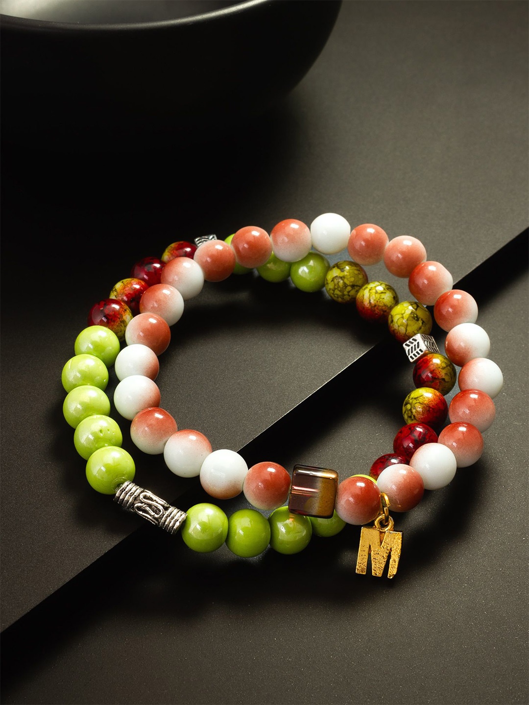 

aadita Women 2 Bracelet, Green