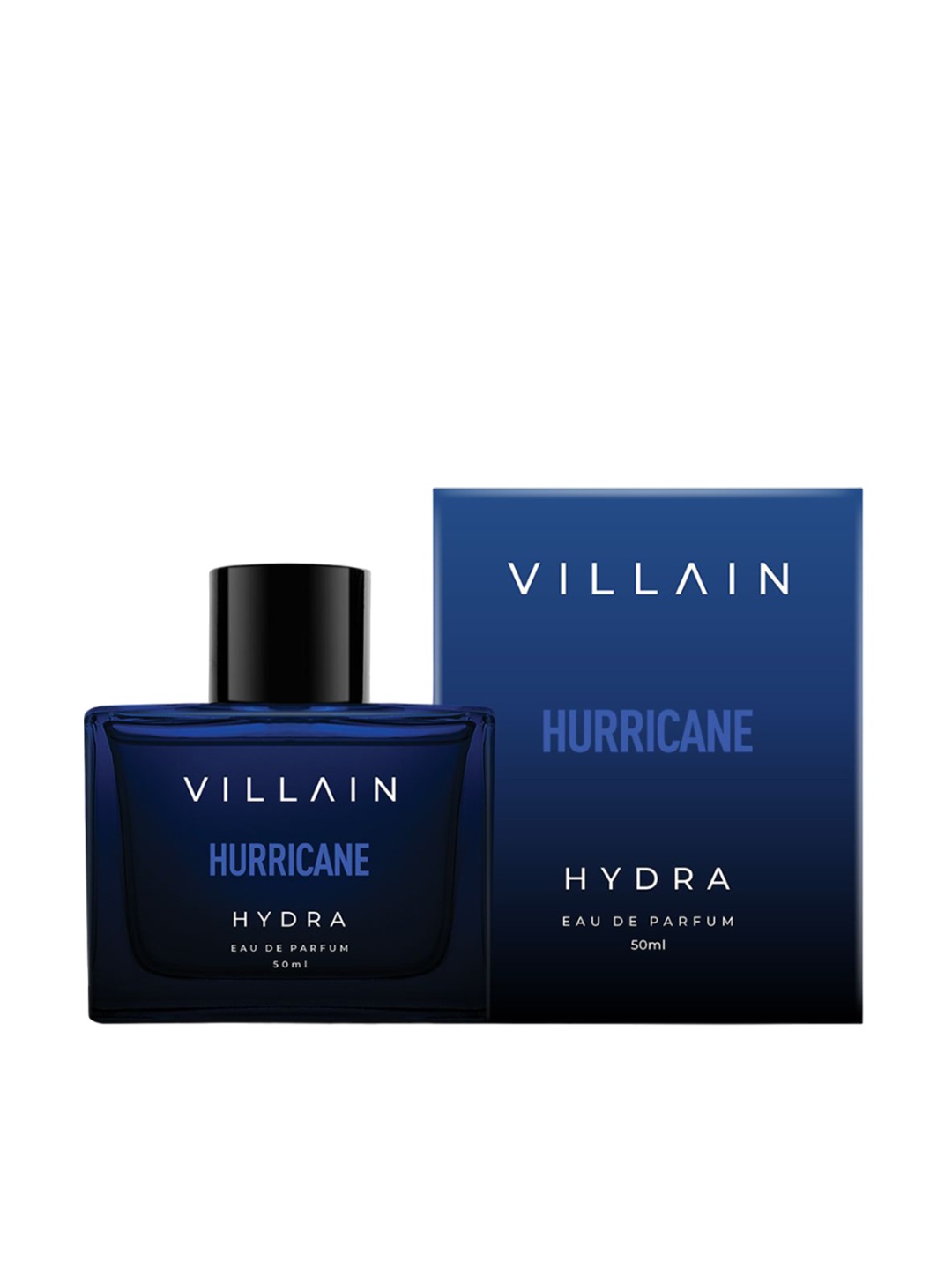 

VILLAIN Men Hurricane Hydra Eau De Parfum - 50ml, Navy blue