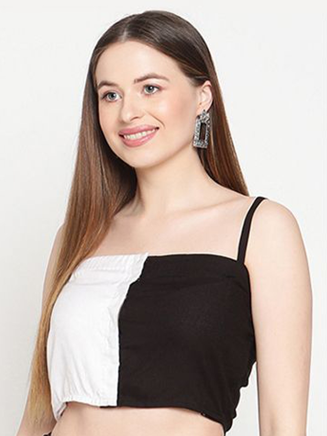 

VIRAGO Cotton Crop Top, Multi