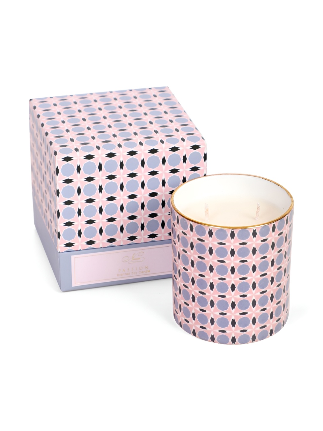 

NIANA Pink & Black 1 pieces Jar Candle