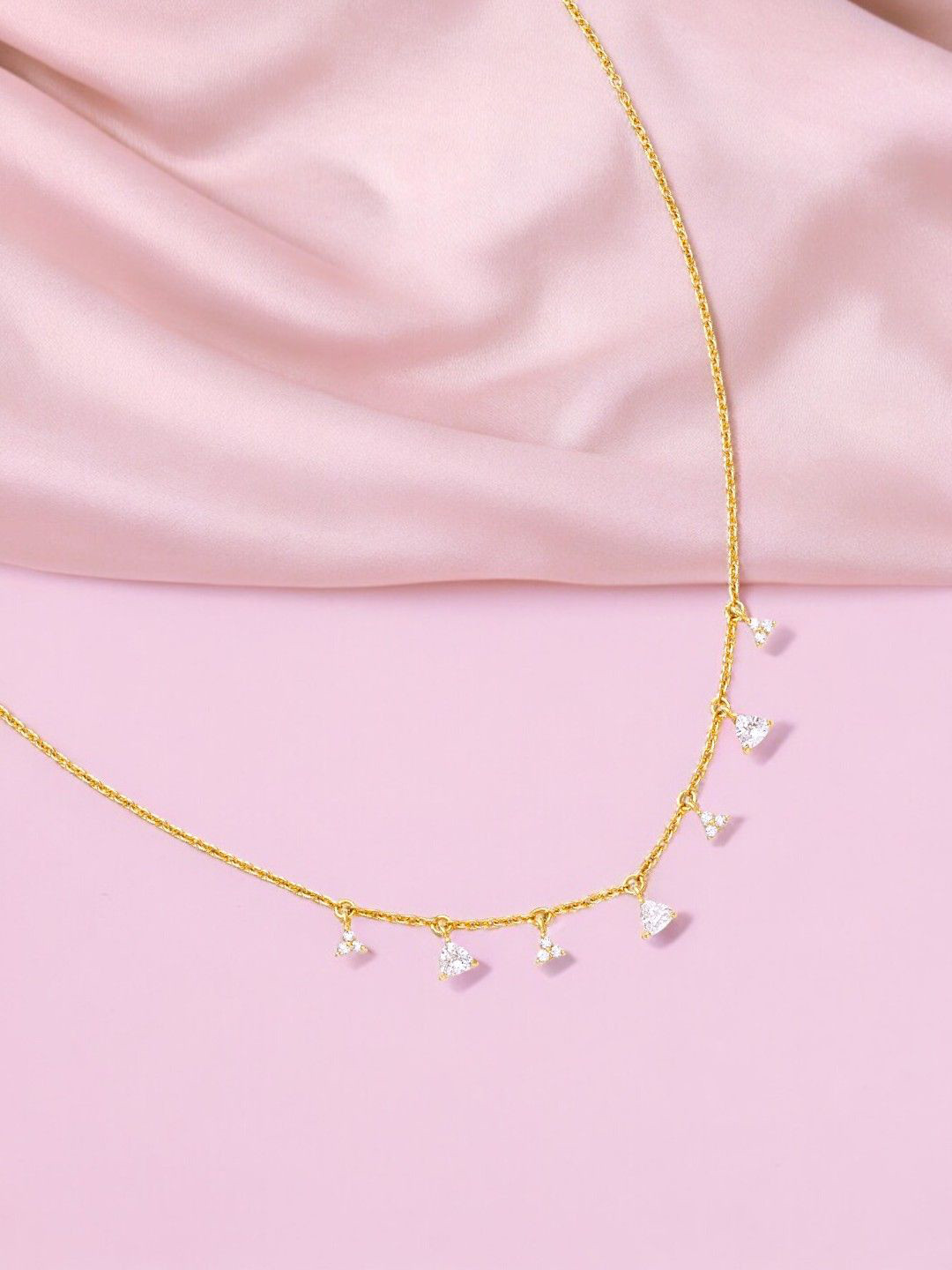 

Taraash Sterling Silver Gold-Plated Necklace