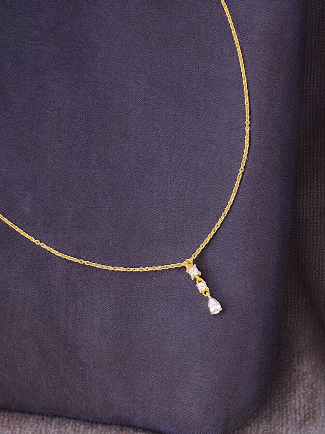 

Taraash Sterling Silver Gold-Plated Necklace