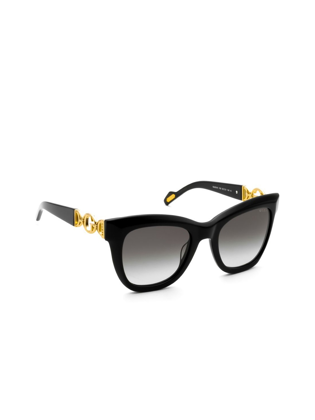 

GUESS Women Square Sunglasses with UV Protected Lens GUS001815201BSG, Grey