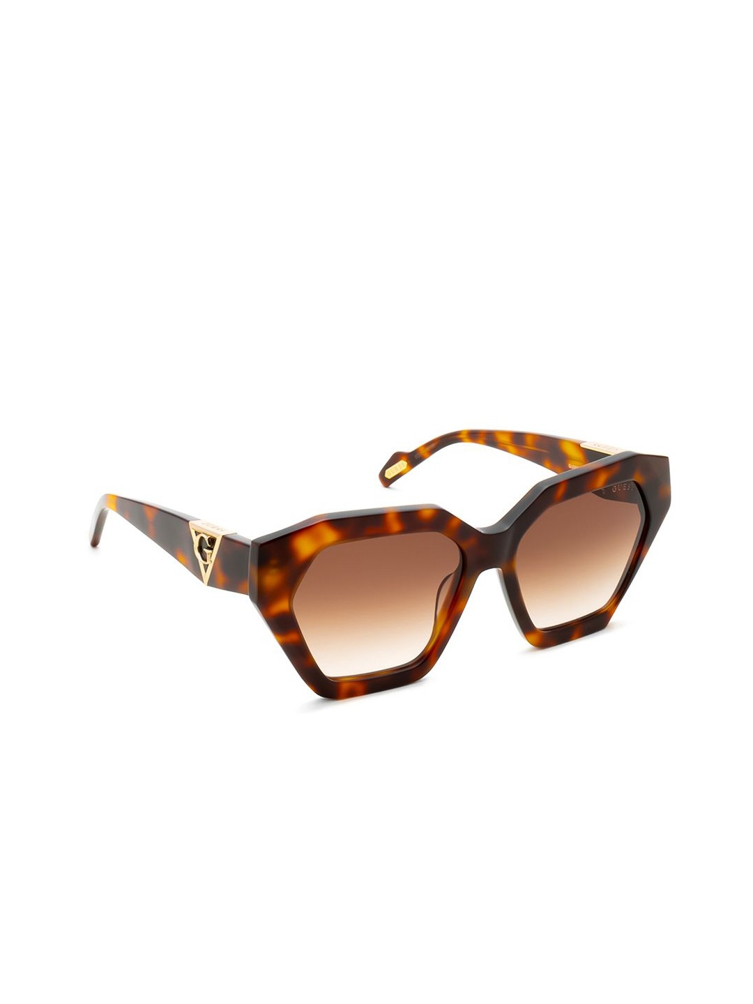 

GUESS Women Oversized Sunglasses with UV Protected Lens GUS001875552FSG, Brown