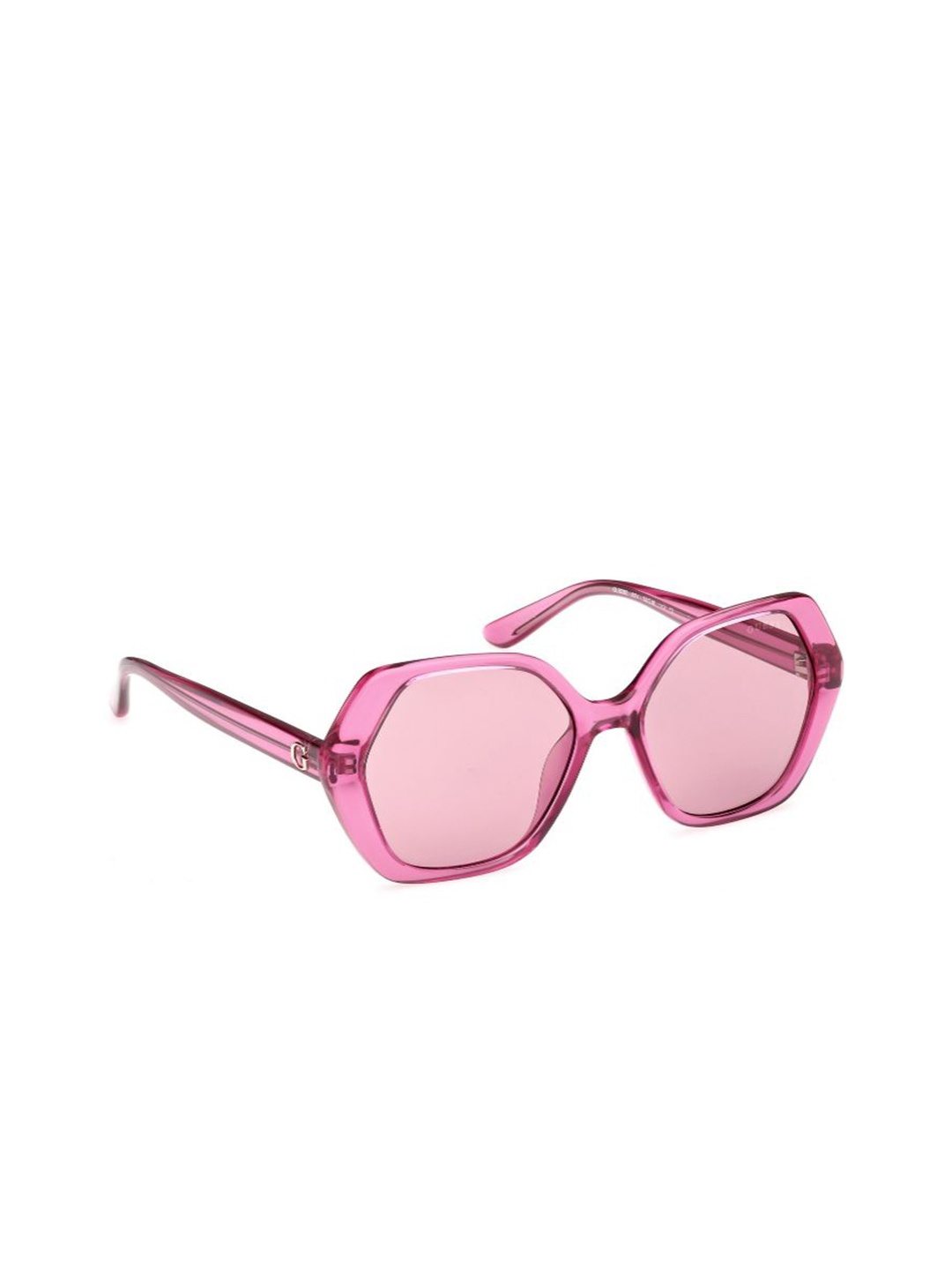 

GUESS Women Oversized Sunglasses with UV Protected Lens GUS82925283YSG, Purple