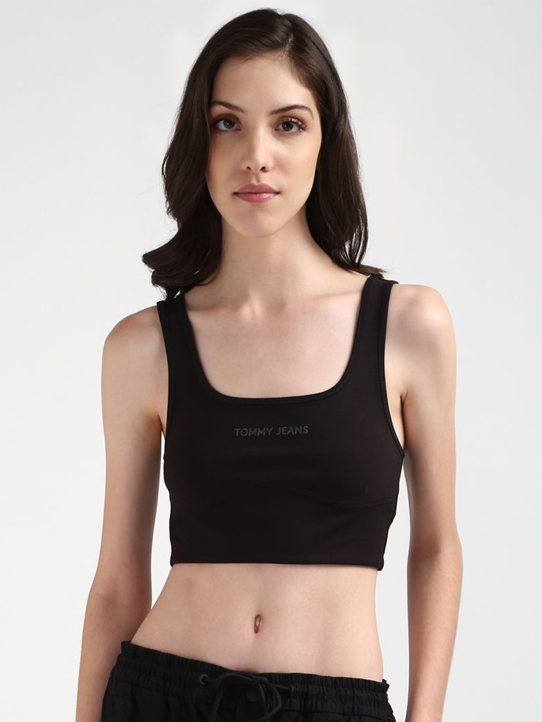 

Tommy Hilfiger Tank Crop Top, Black