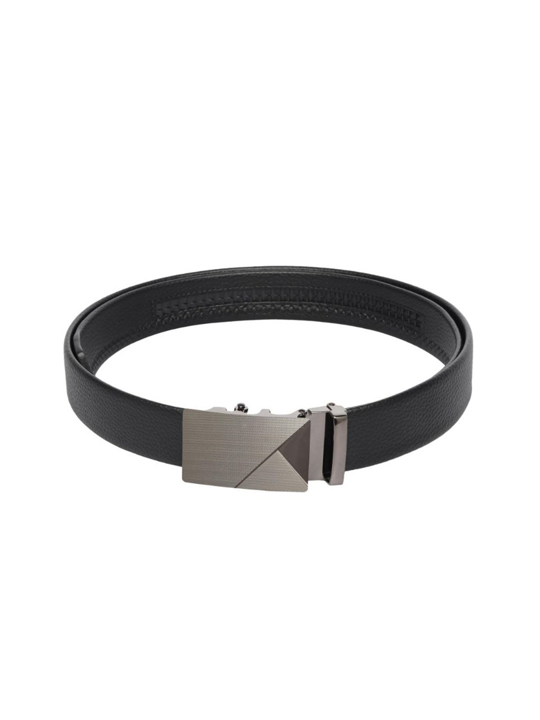 

Kastner Men Textured Slider Buckle Closure Belt, Black