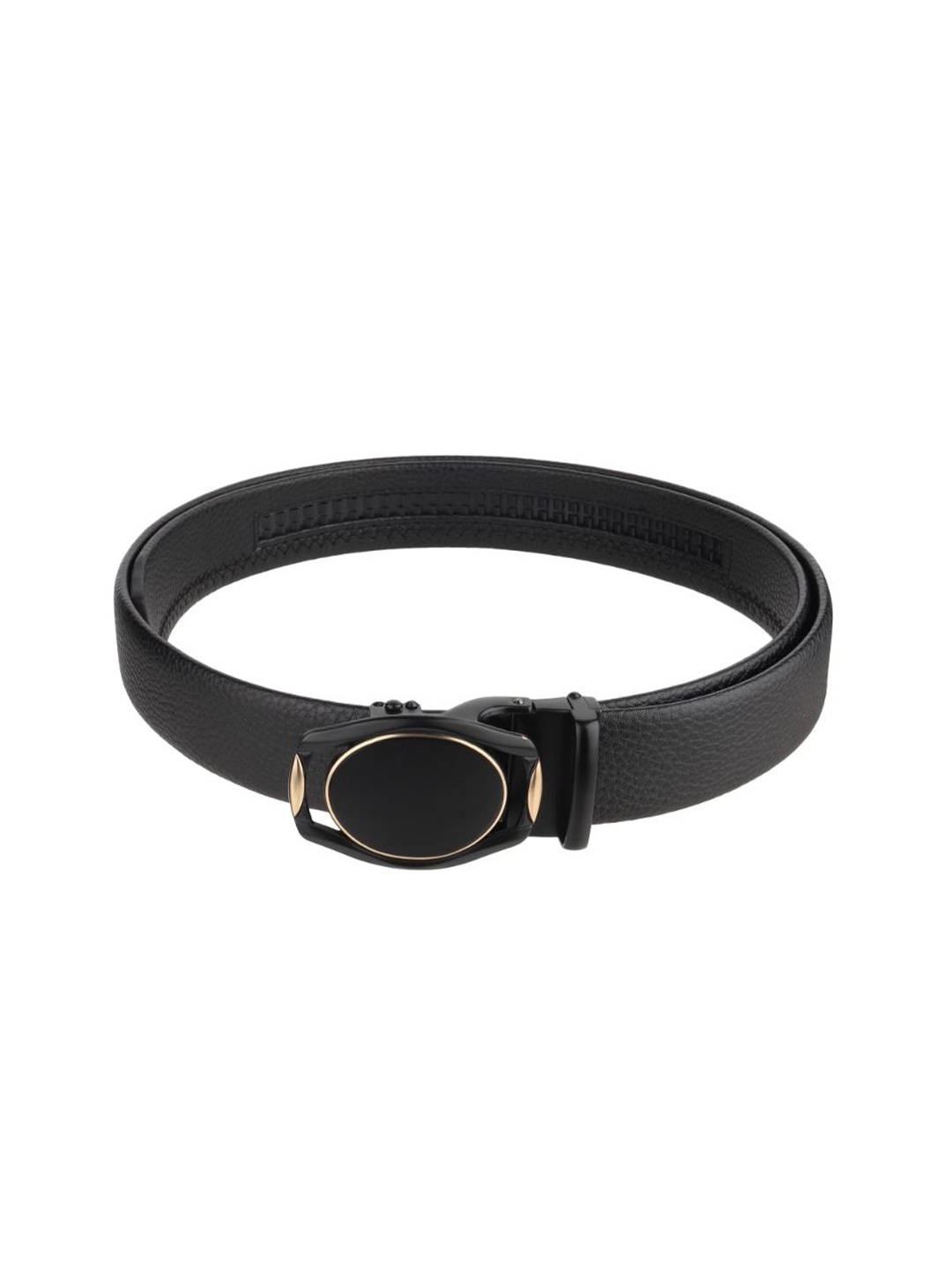 

Kastner Men Textured Slider Buckle Closure Formal Belt, Black
