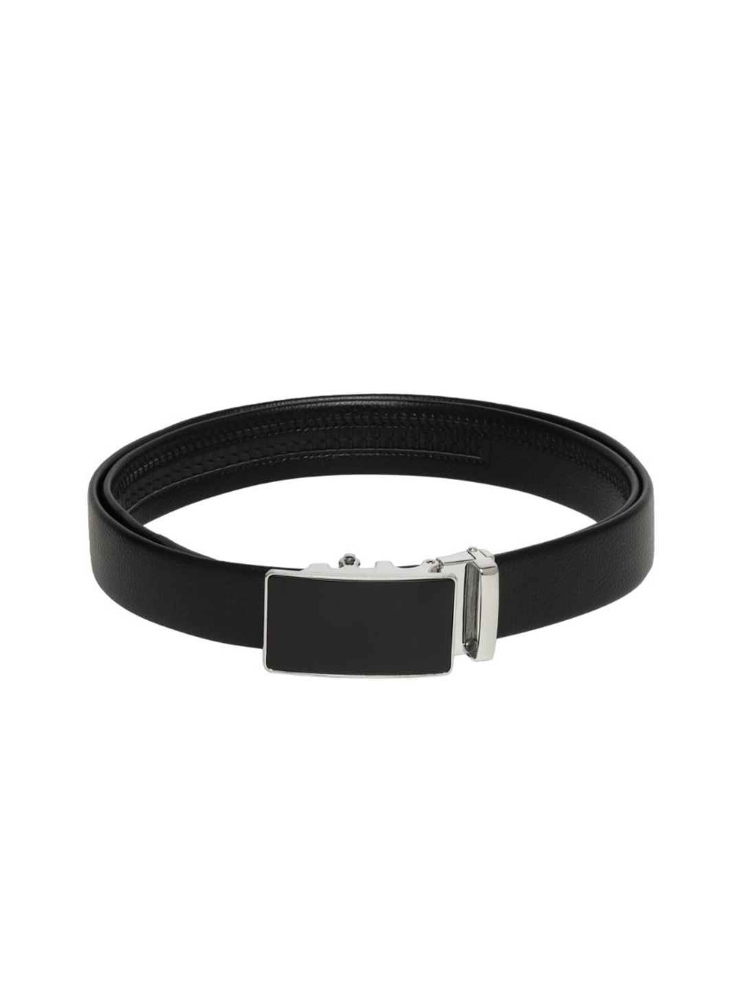 

Kastner Men Textured Slider Buckle Closure Formal Belt, Black