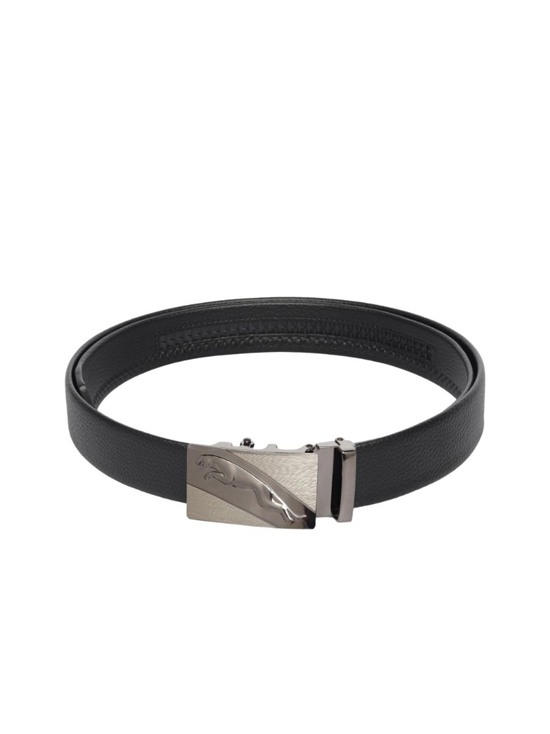 

Kastner Men Textured Slider Buckle Closure Formal Belt, Black