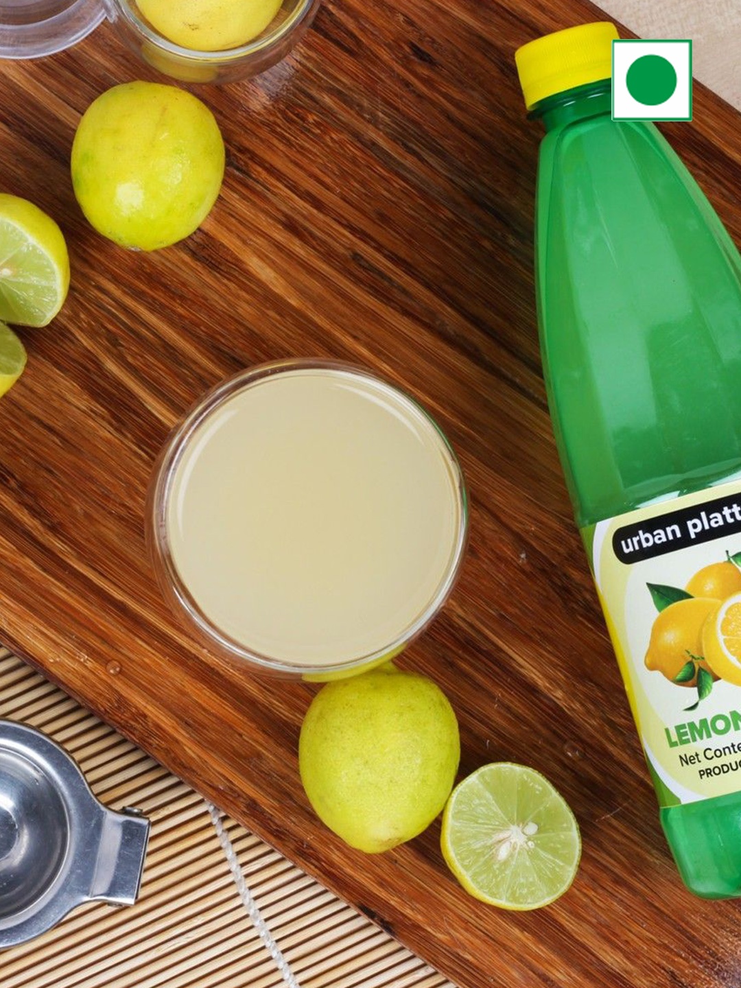

URBAN PLATTER Lemon Juice Concentrate 700ml, Green