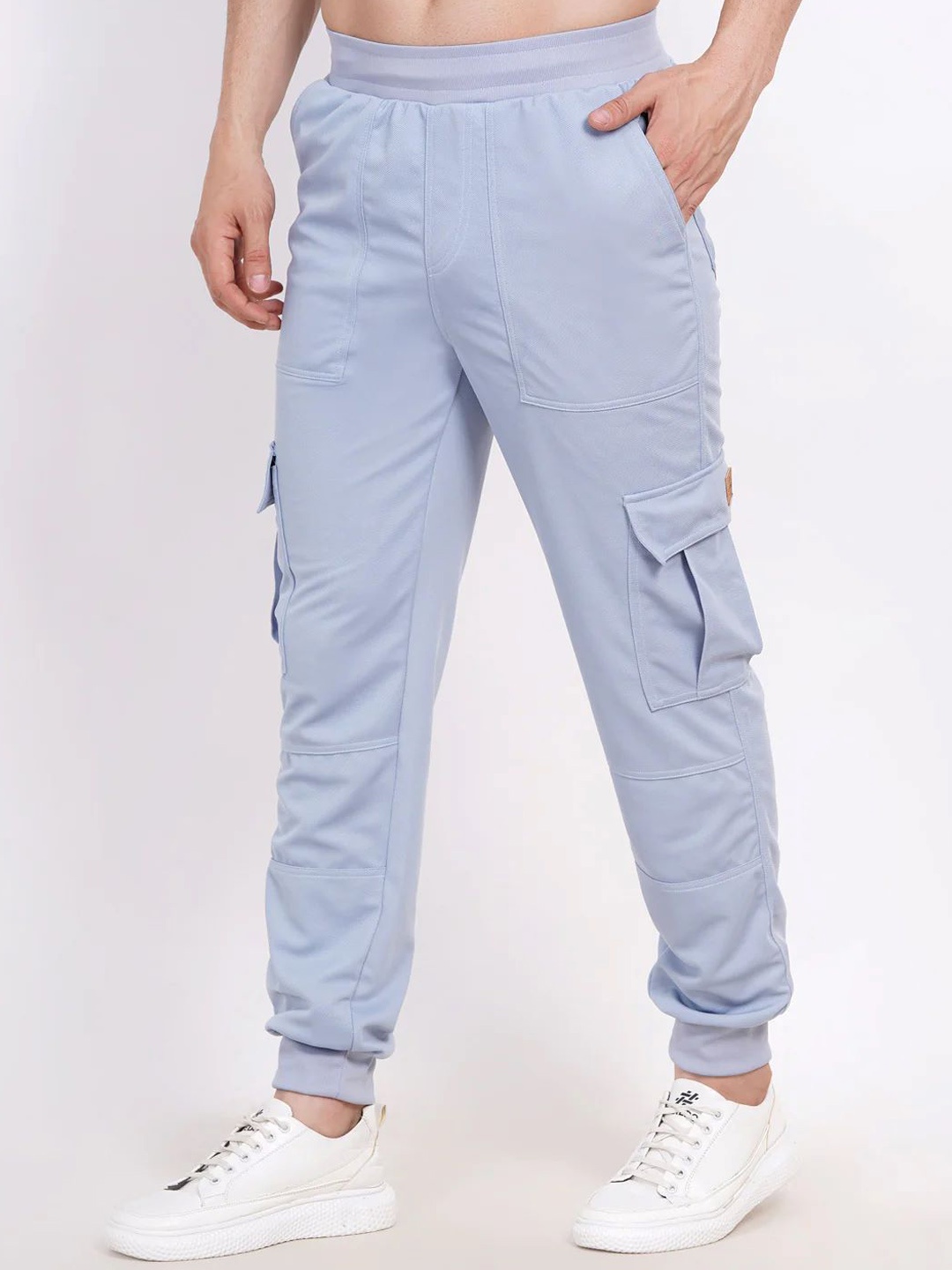 

Raxedo Men Dry Fit Relaxed Fit Joggers, Blue