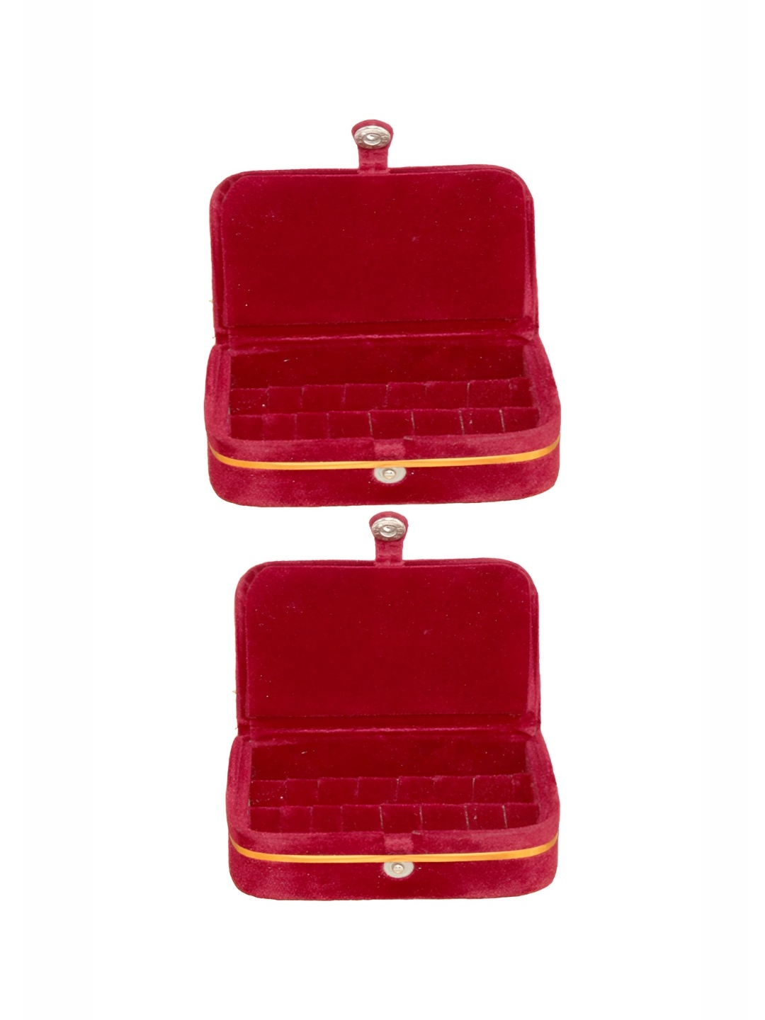 atorakushon Maroon Set of 2 Reusable Jewellery Organiser Organisers