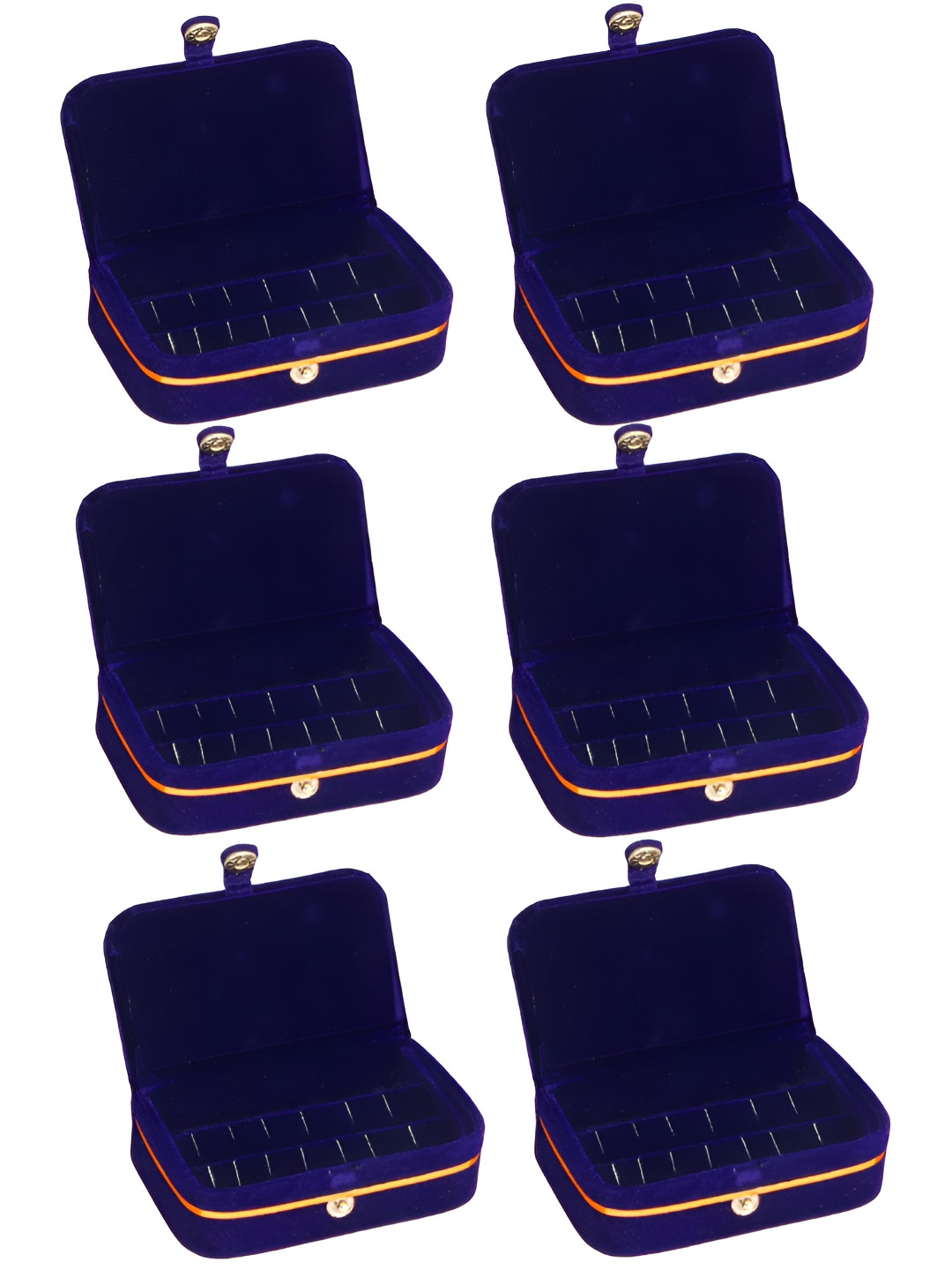 

atorakushon Blue Set of 6 Reusable Jewellery Organiser Organisers