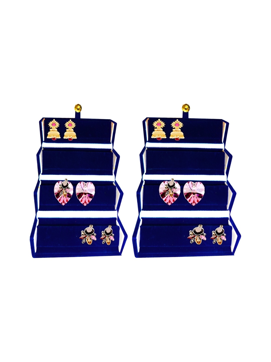 atorakushon Blue Set of 2 Reusable Jewellery Organiser Organisers