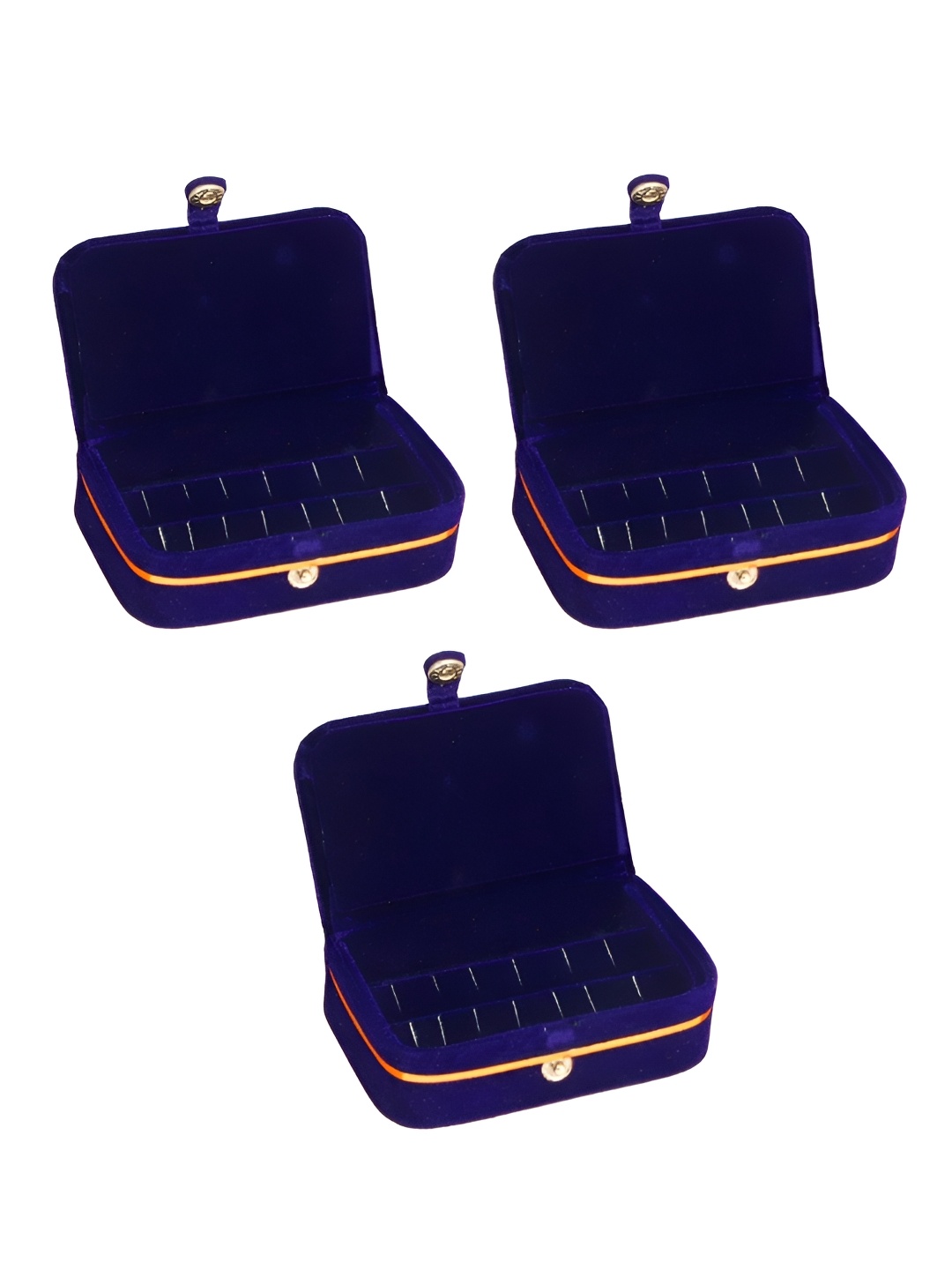 atorakushon Blue Set of 3 Reusable Jewellery Organiser Organisers
