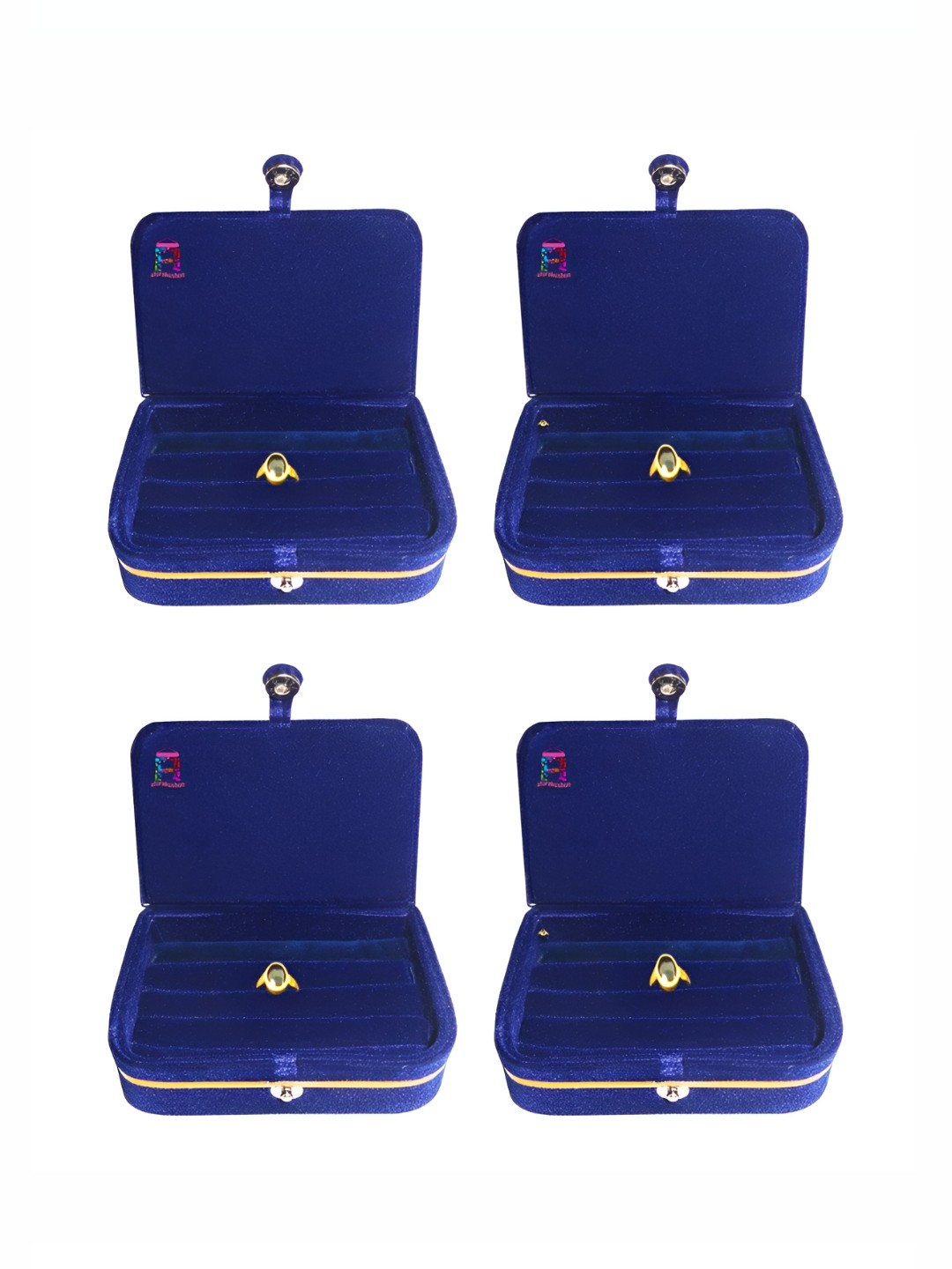 

atorakushon Blue Set of 4 Reusable Jewellery Organiser Organisers