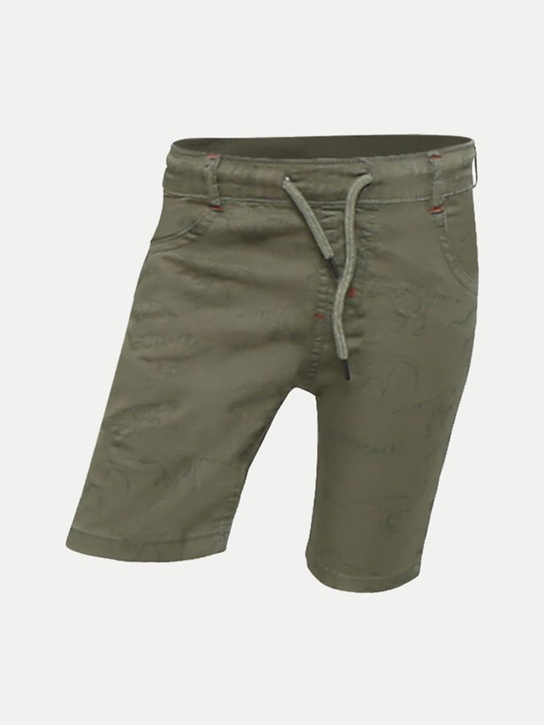

BAESD Boys Animal Graphic Printed Mid-Rise Regular Shorts, Brown