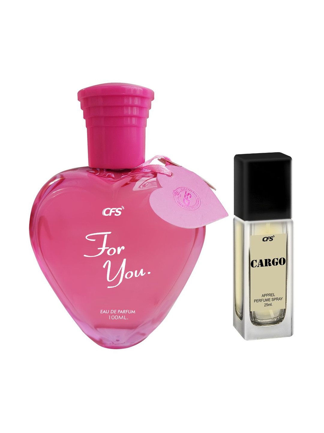 

CFS Set of For You Eau De Parfum - 100ml & Cargo Perfume- 25ml, Pink