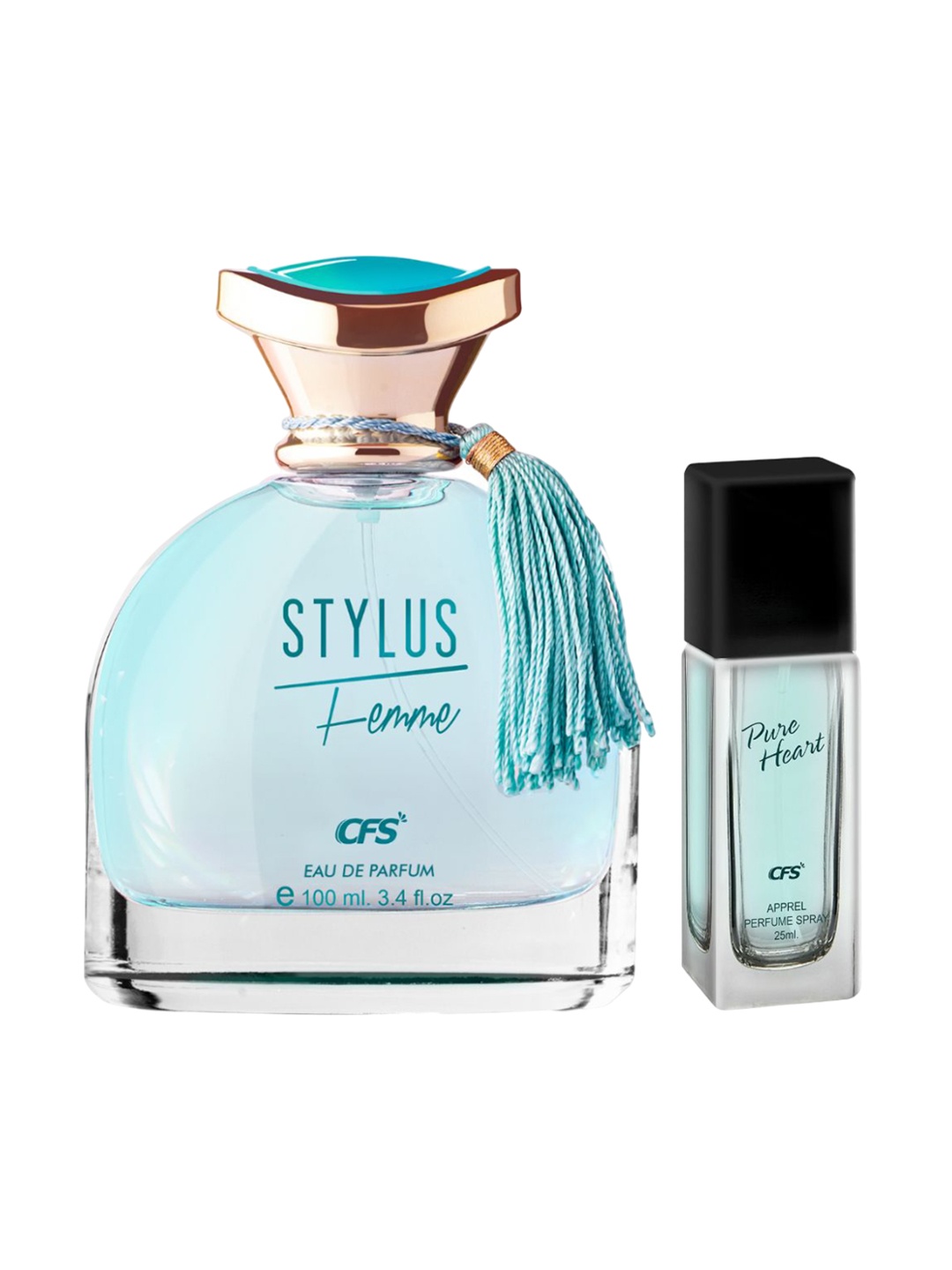 

CFS Set of Stylus Eau De Parfum 100ml & Pure Heart Perfume- 25ml, Blue