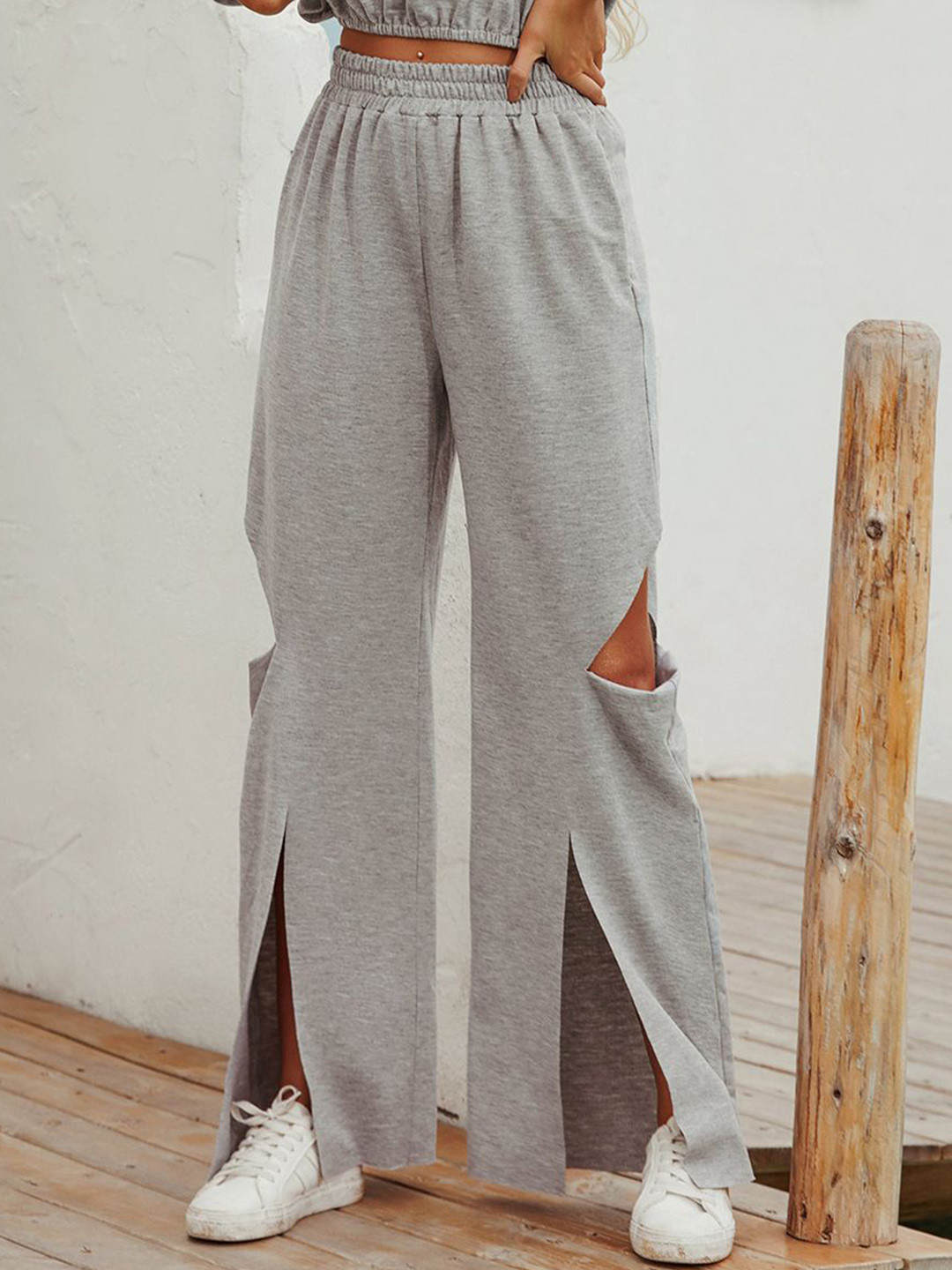 

StyleCast x Revolte Women Trousers, Grey