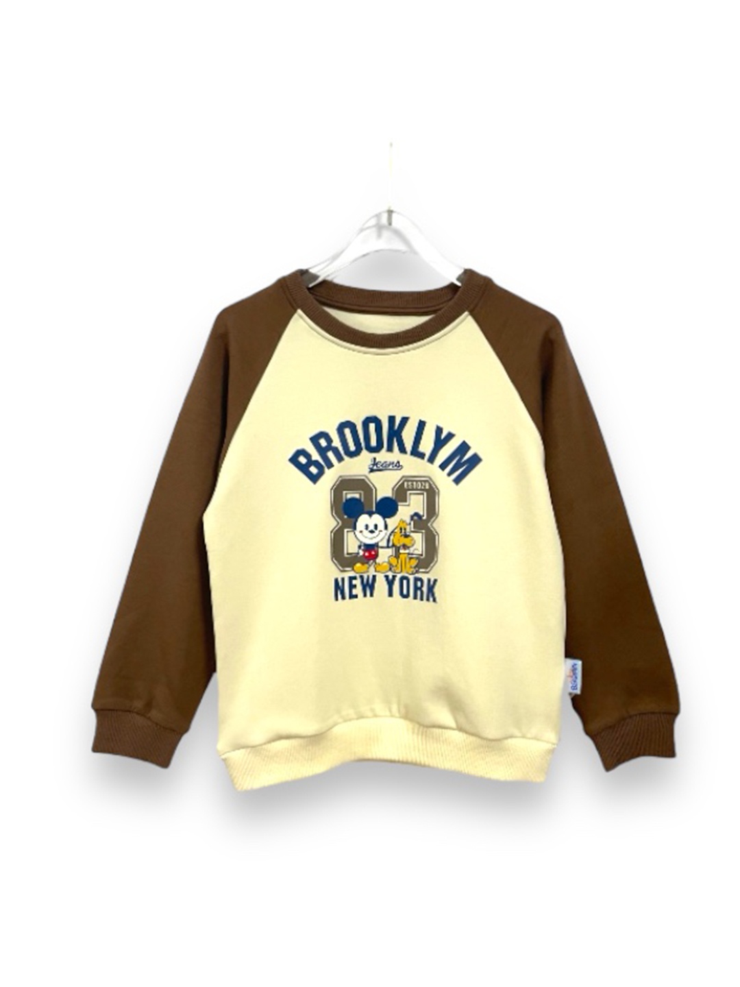 

TrendyKid Boys Printed Round Neck Sweatshirt, Cream