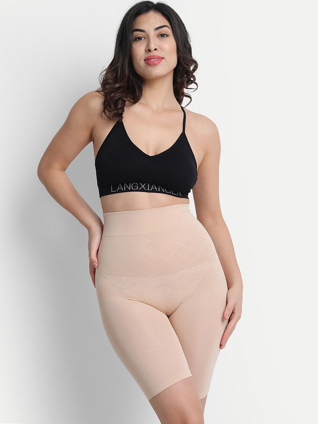 

Gopalvilla High Waist Tummy & Thigh Shapewear, Beige