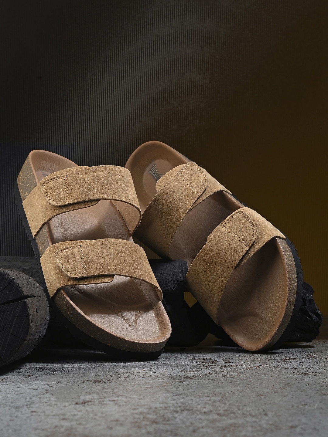 

The Roadster Lifestyle Co. Men Tan Brown Comfort Sandals