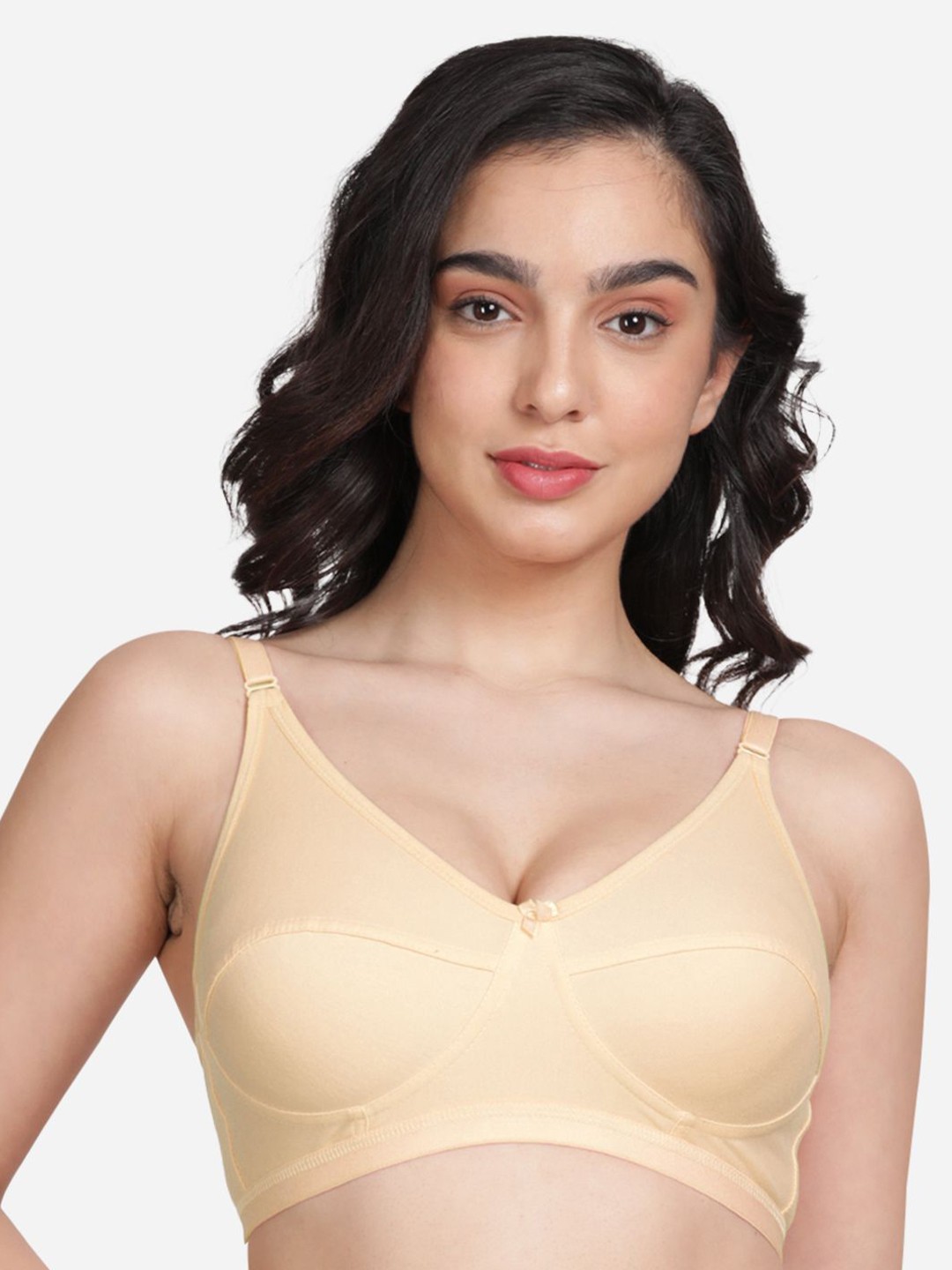 

Susie Medium Coverage Non Padded Everyday Bra- All Day Comfort, Beige