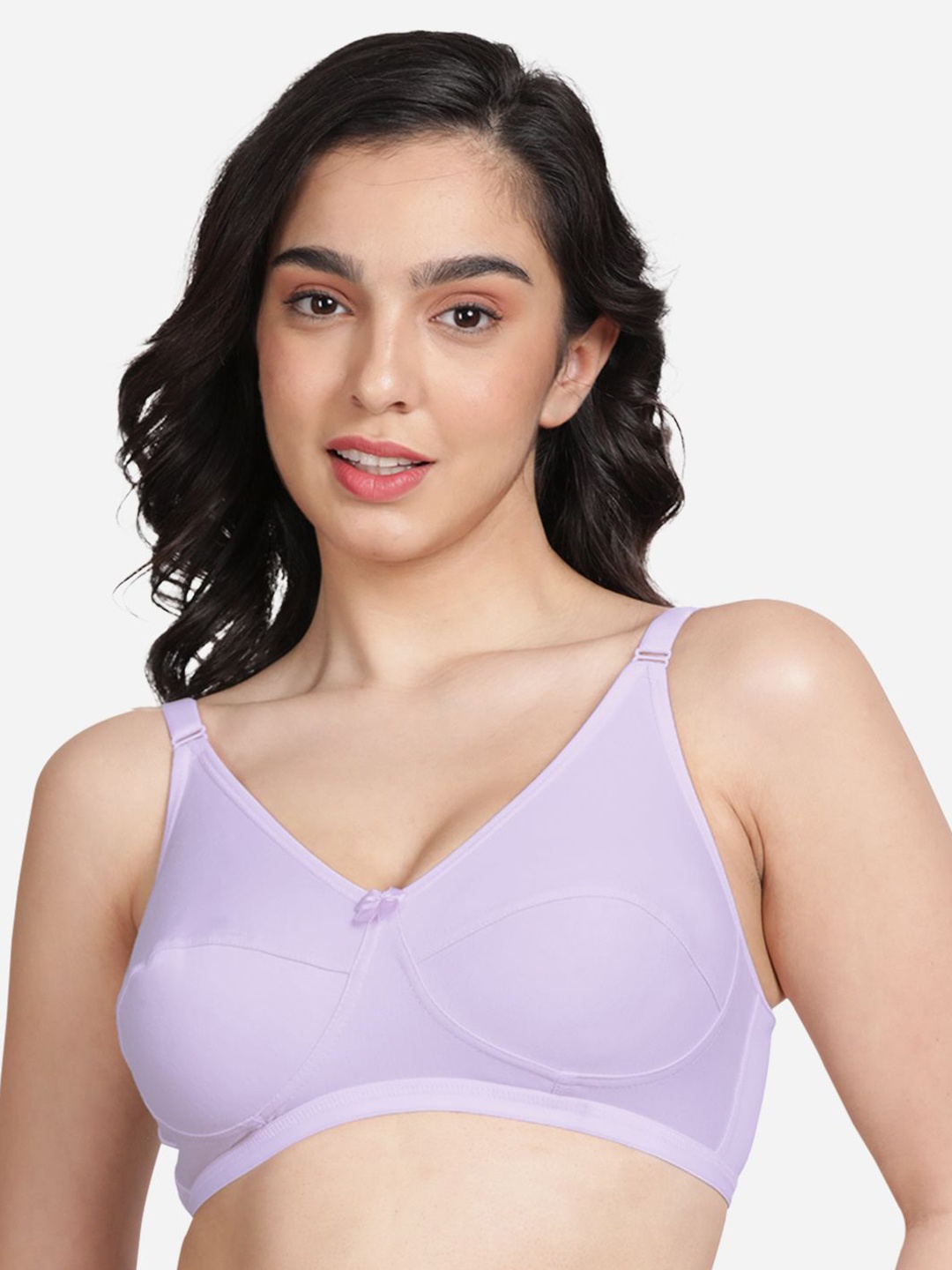 

Susie Medium Coverage Non Padded Everyday Bra- All Day Comfort, Lavender