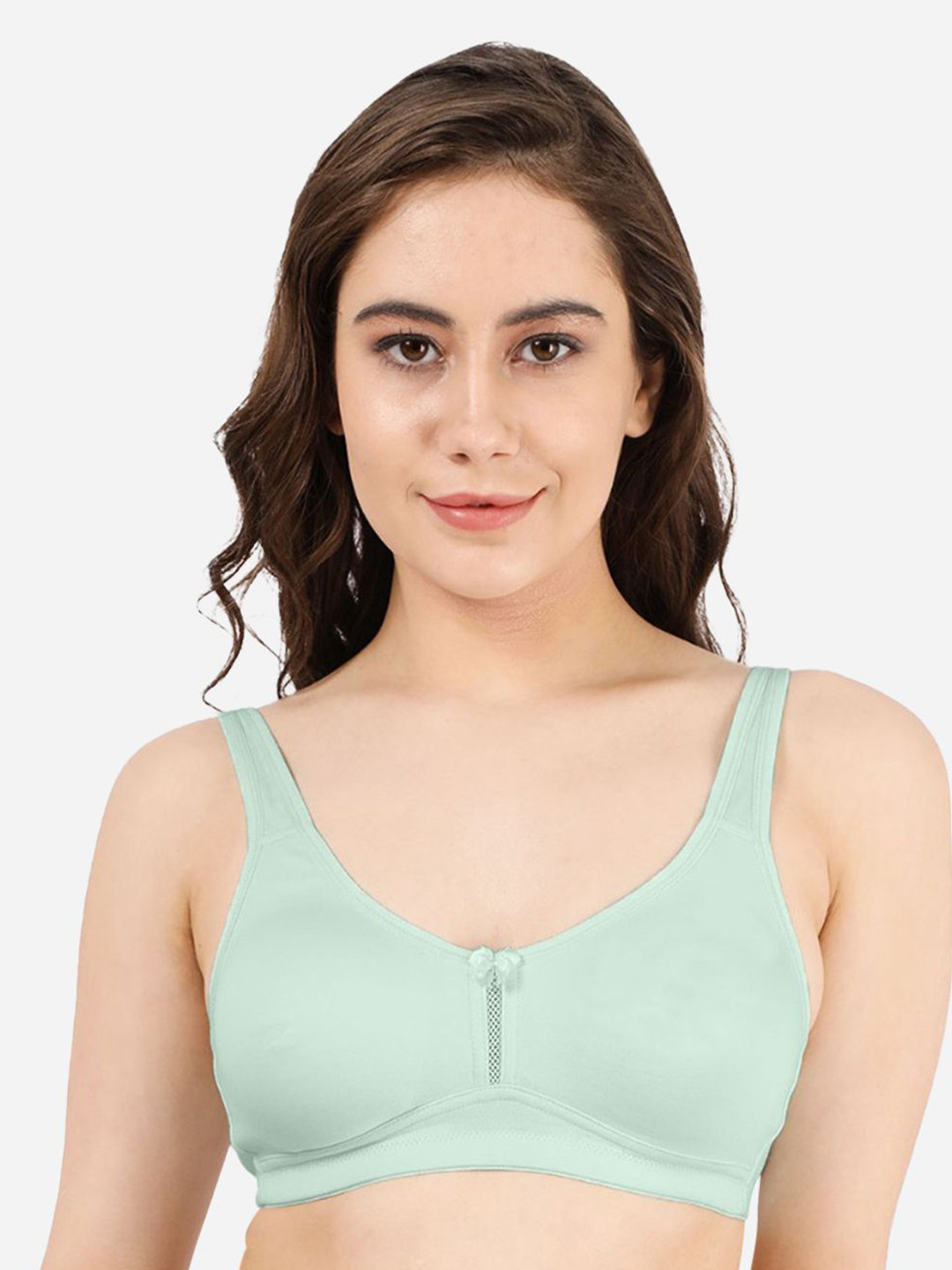 

Susie Full Coverage Non Padded Everyday Bra- All Day Comfort, Blue