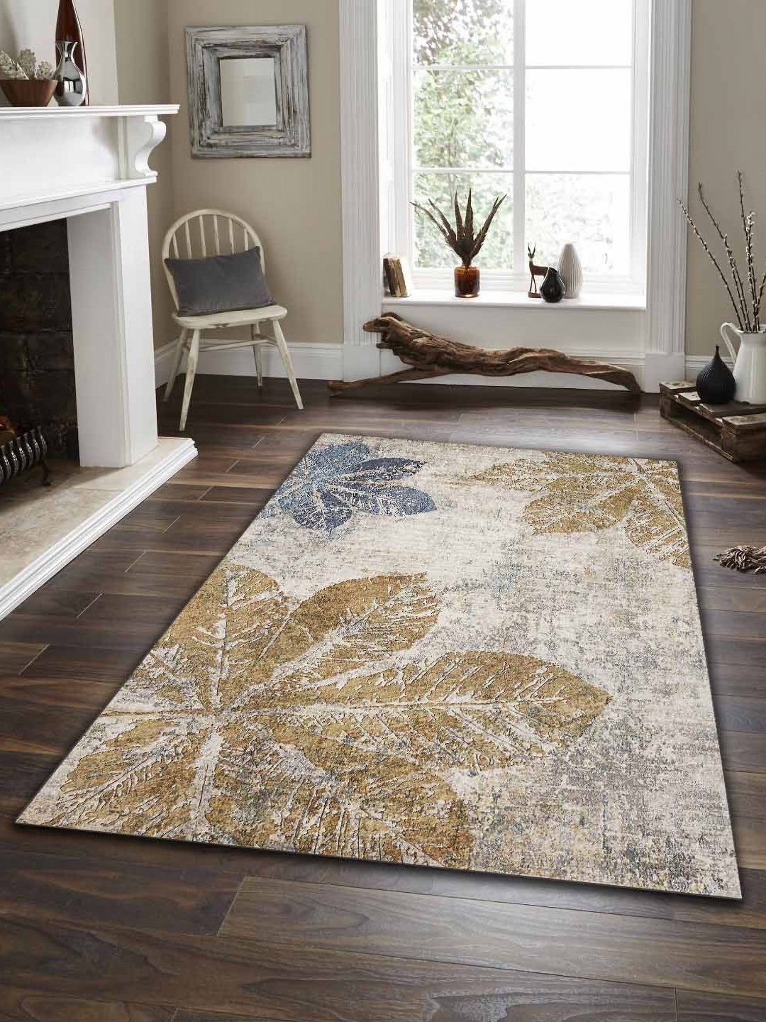 

Sparrow world Multicoloured Bohemian Anti-Skid Polyester Carpet, Multi